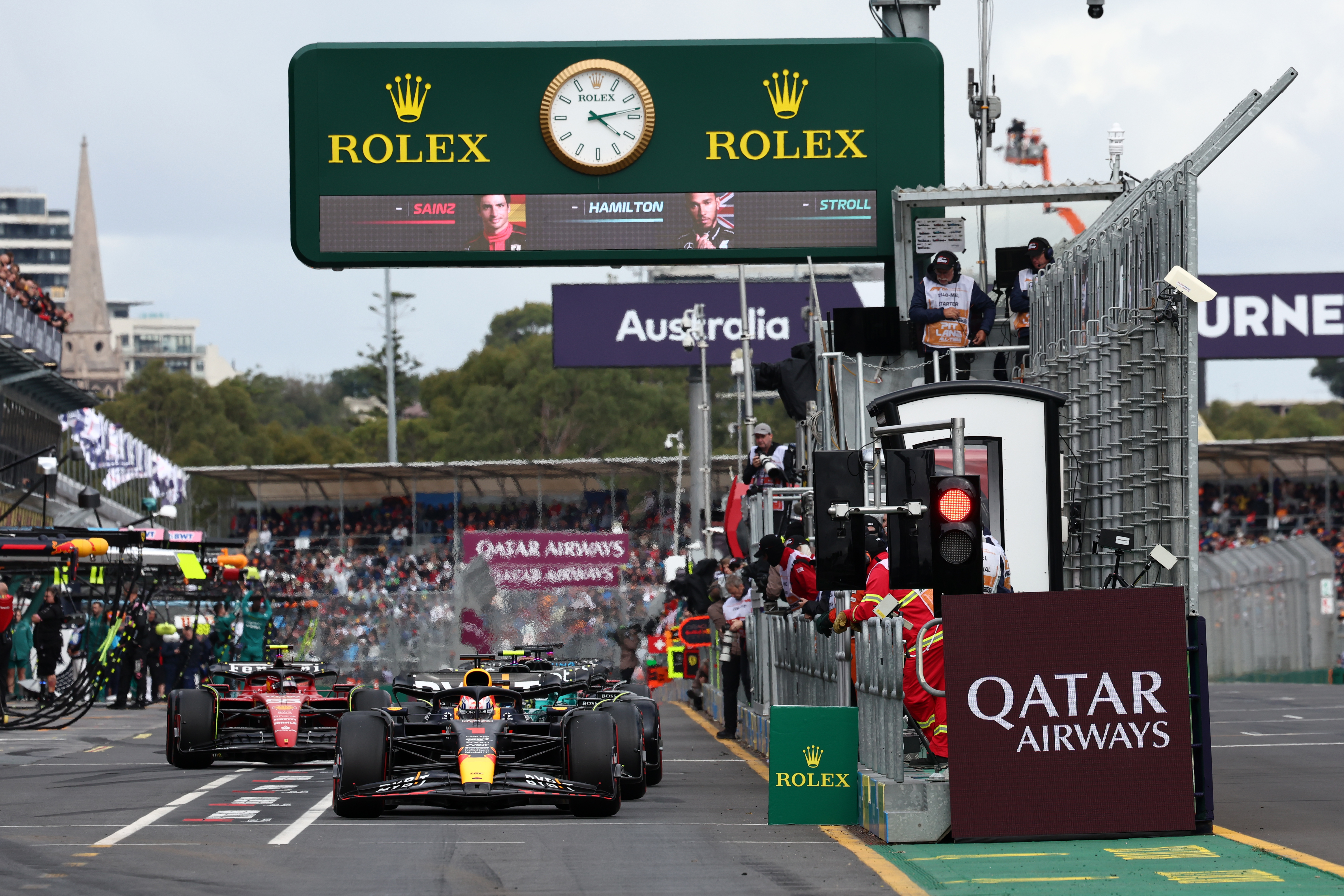 Motor Racing Formula One World Championship Australian Grand Prix Qualifying Day Melbourne, Australia