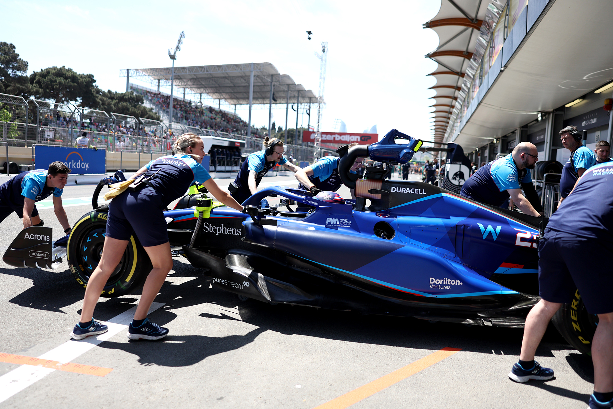 Motor Racing Formula One World Championship Azerbaijan Grand Prix Sprint Day Baku, Azerbaijan