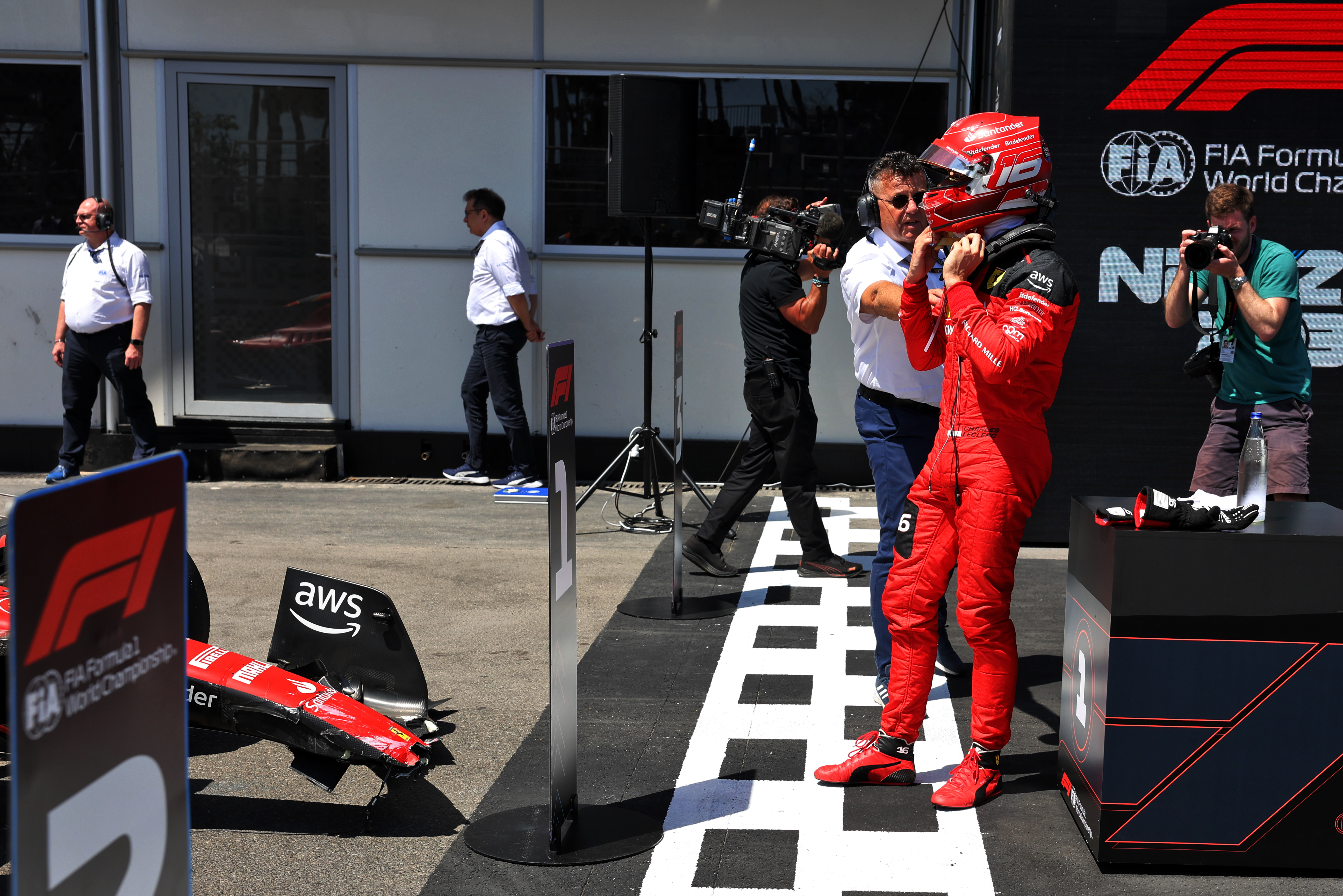 Motor Racing Formula One World Championship Azerbaijan Grand Prix Sprint Day Baku, Azerbaijan