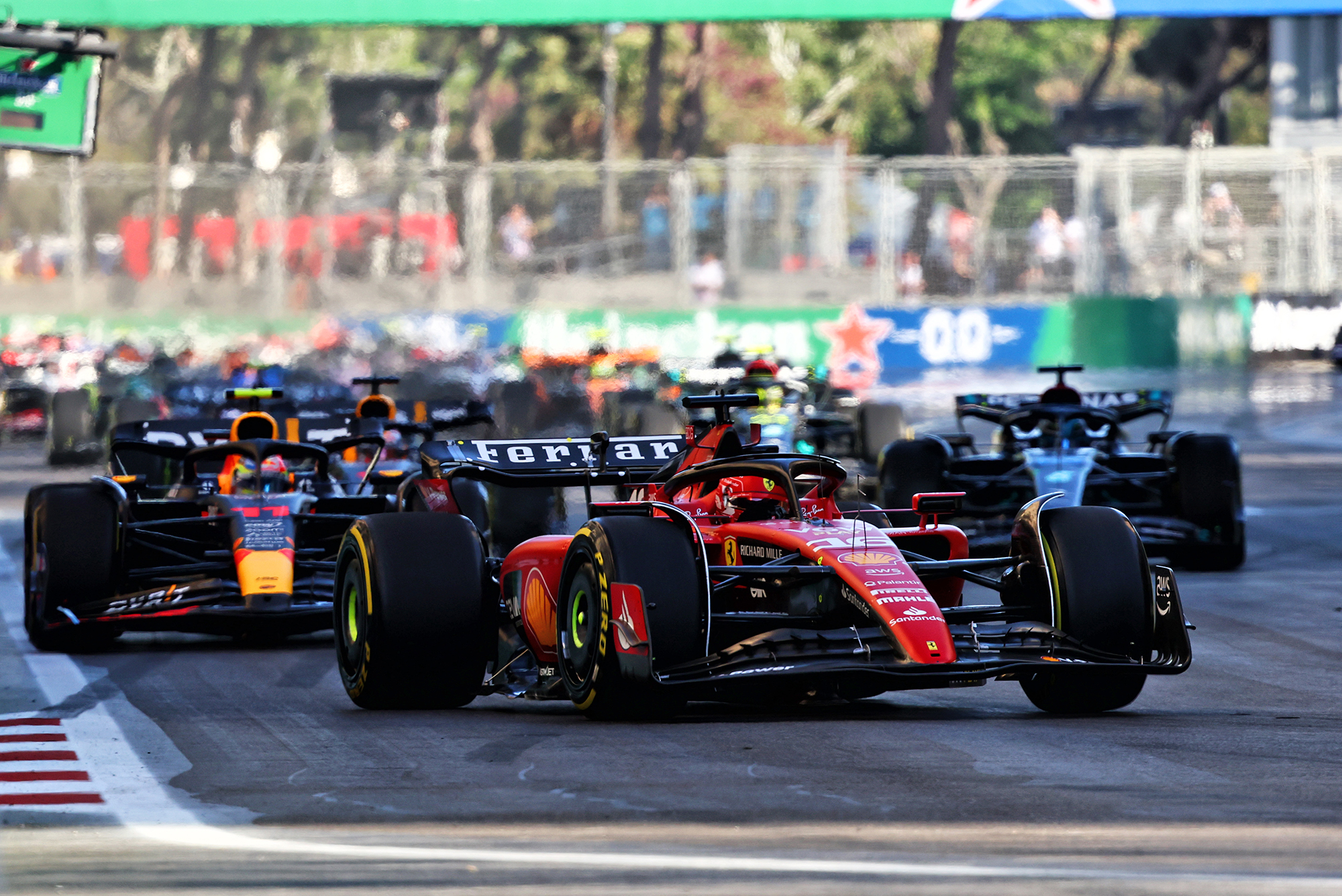 Motor Racing Formula One World Championship Azerbaijan Grand Prix Sprint Day Baku, Azerbaijan