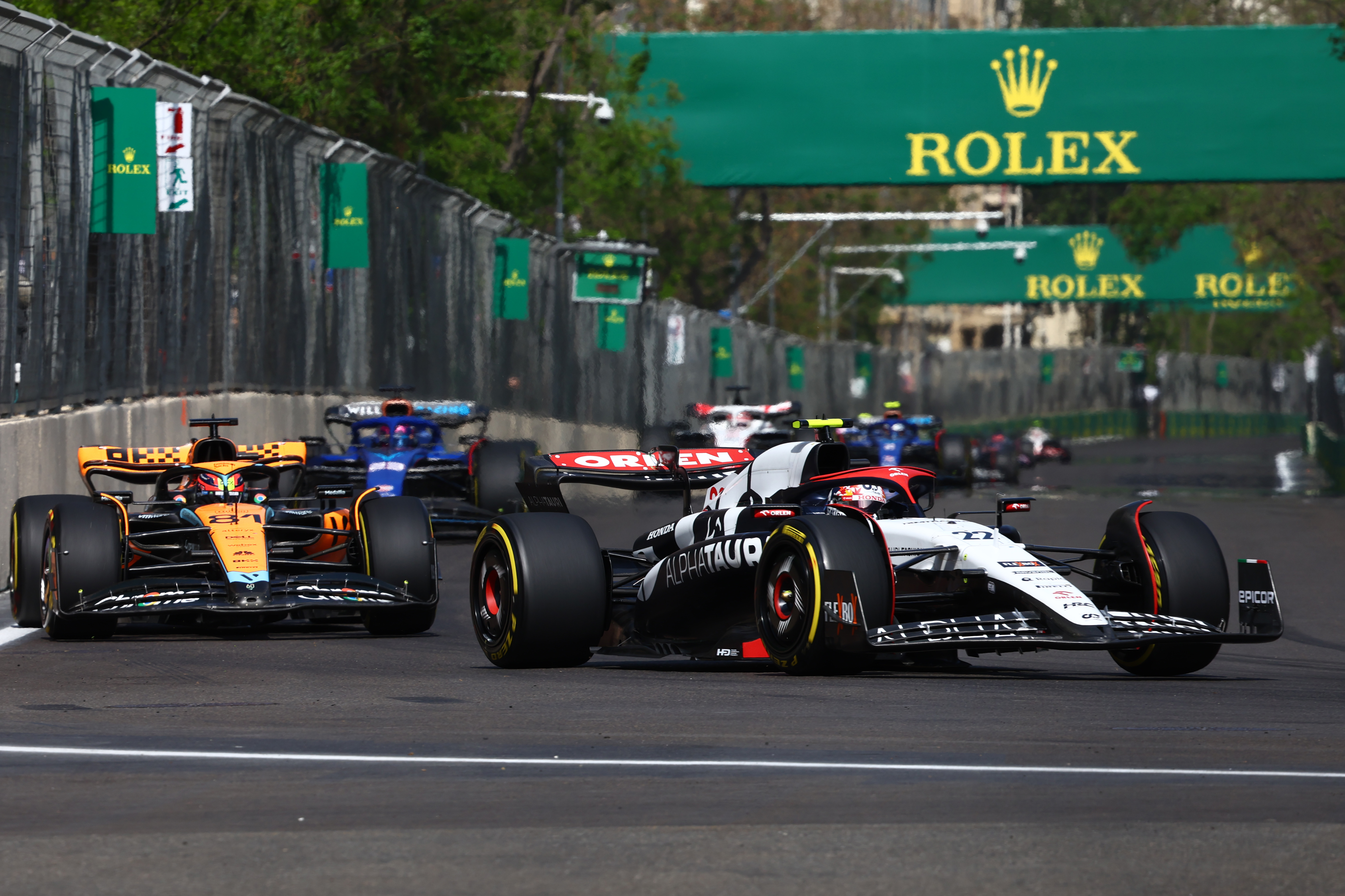 Motor Racing Formula One World Championship Azerbaijan Grand Prix Race Day Baku, Azerbaijan