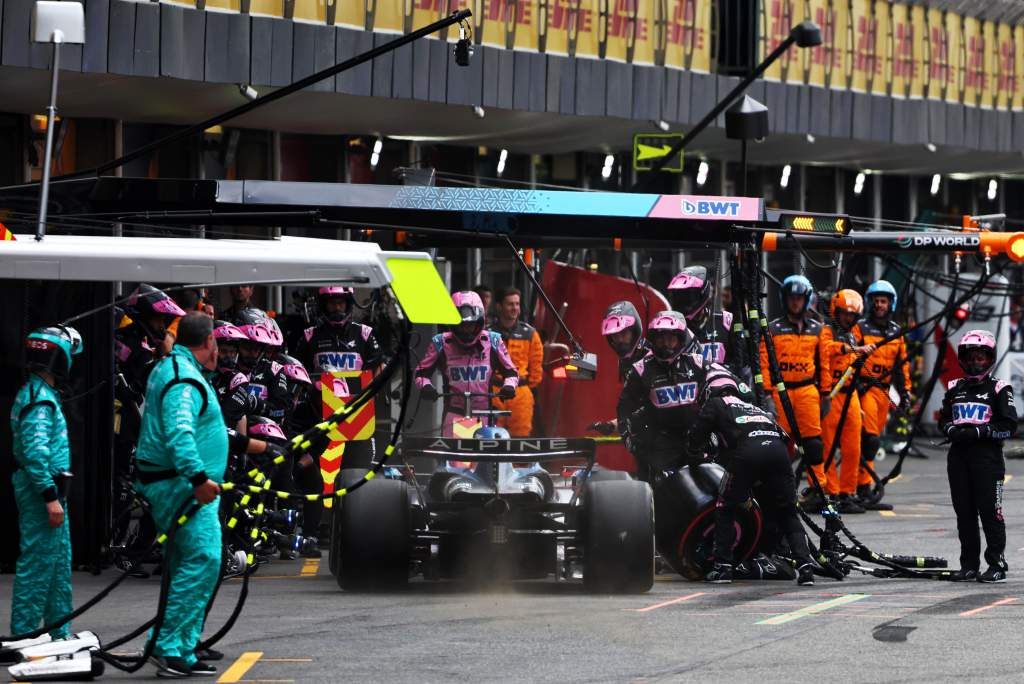 Baku stewards investigating FIA staff for Ocon pitlane near-miss