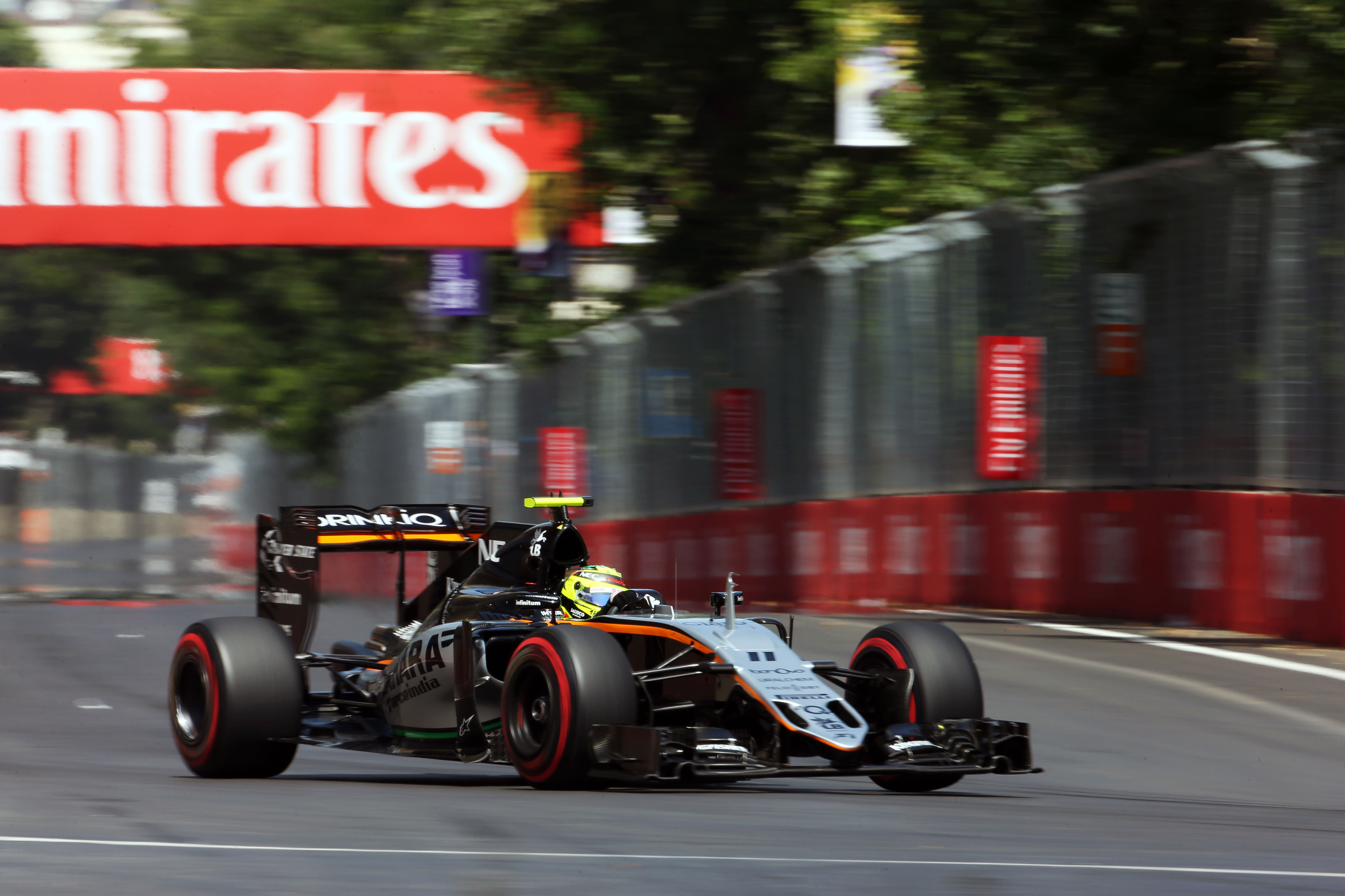 Sergio Perez Force India F1 Baku 2016