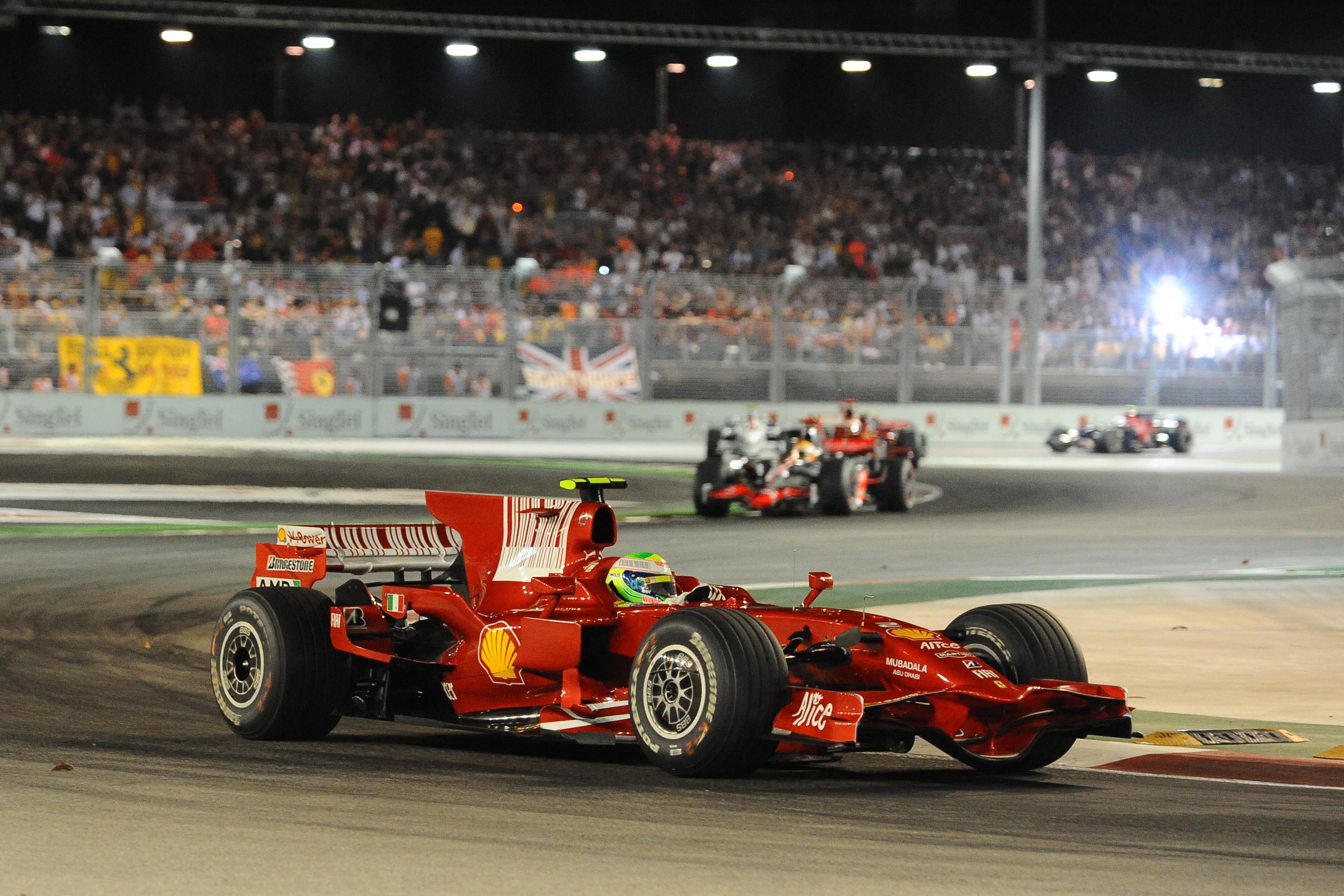 Felipe Massa Ferrari F1 Singapore GP 2008