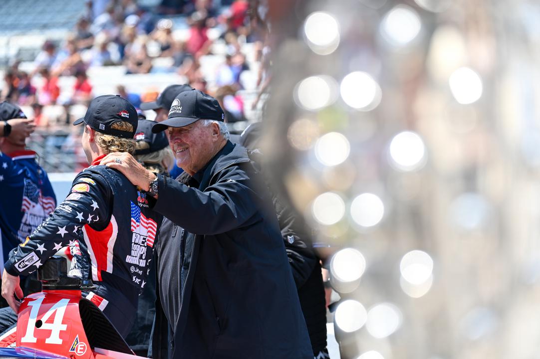 A J Foyt And Santino Ferrucci Indianapolis 500 Qualifying Day 1 By Doug Matthews Referenceimagewithoutwatermark M80921