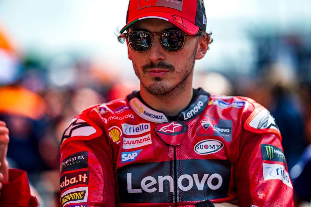 MotoGP points leader Bagnaia fractured ankle in Le Mans crash - The Race