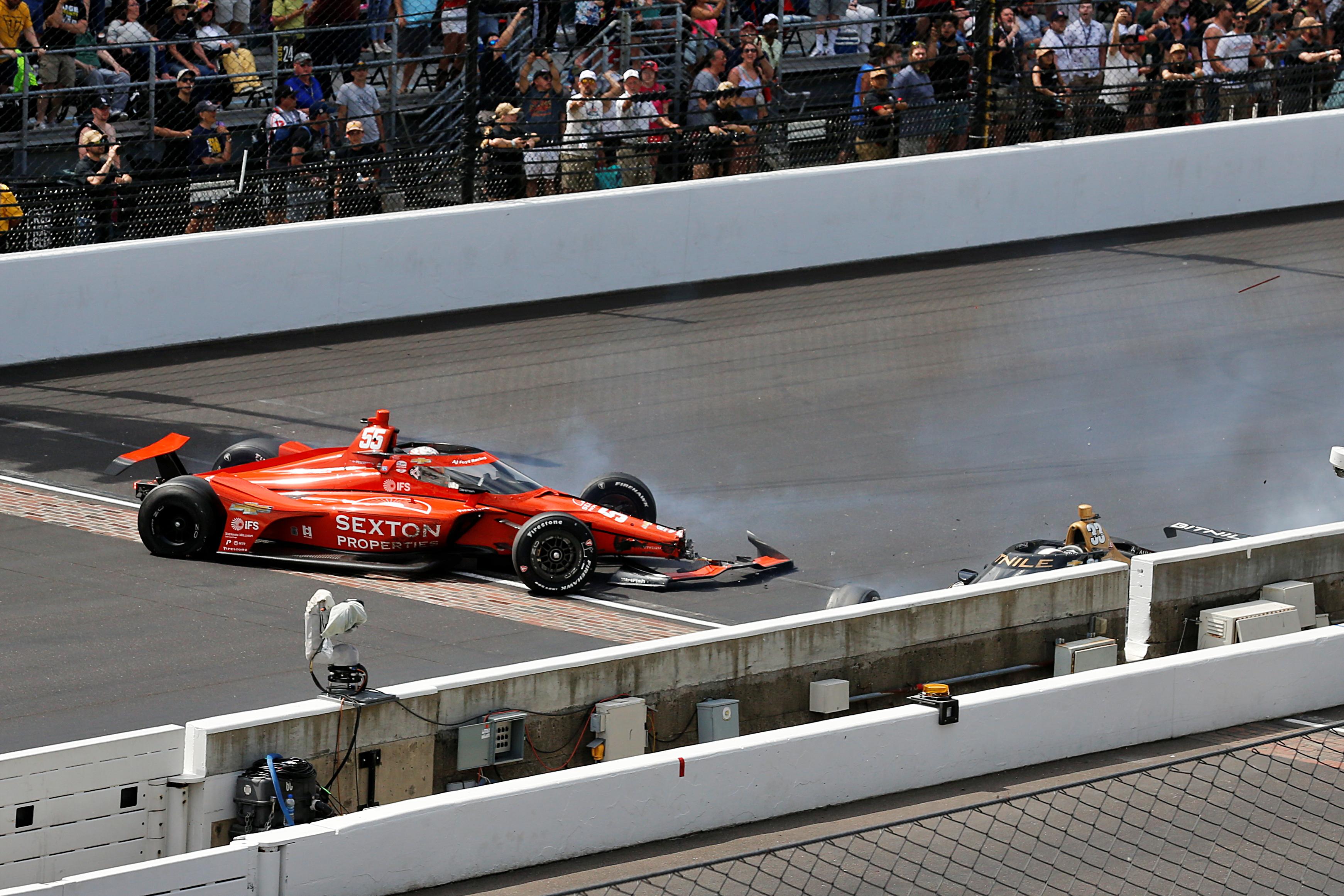 Benjamin Pederson And Ed Carpenter 107th Running Of The Indianapolis 500 Presented By Gainbridge By Paul Hurley Large Image Without Watermark M82766