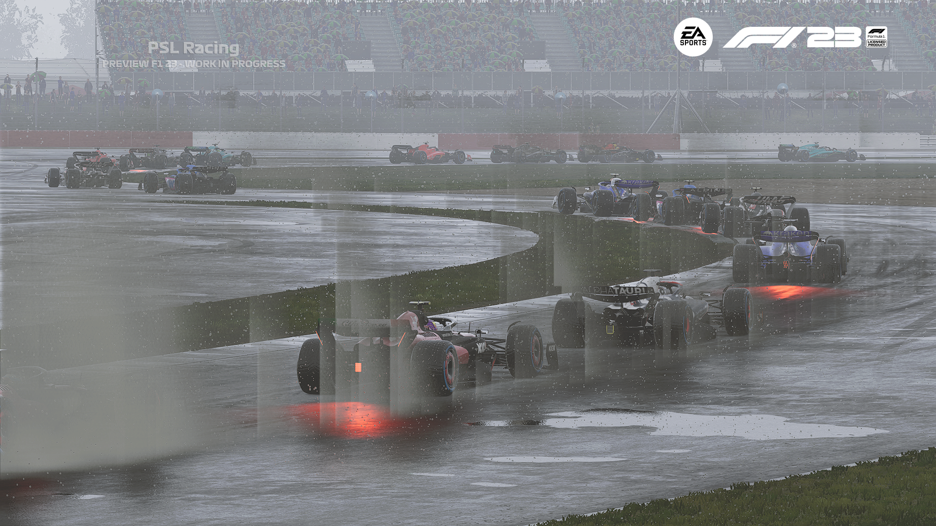 F1 23 Preview Britain Wet Pic