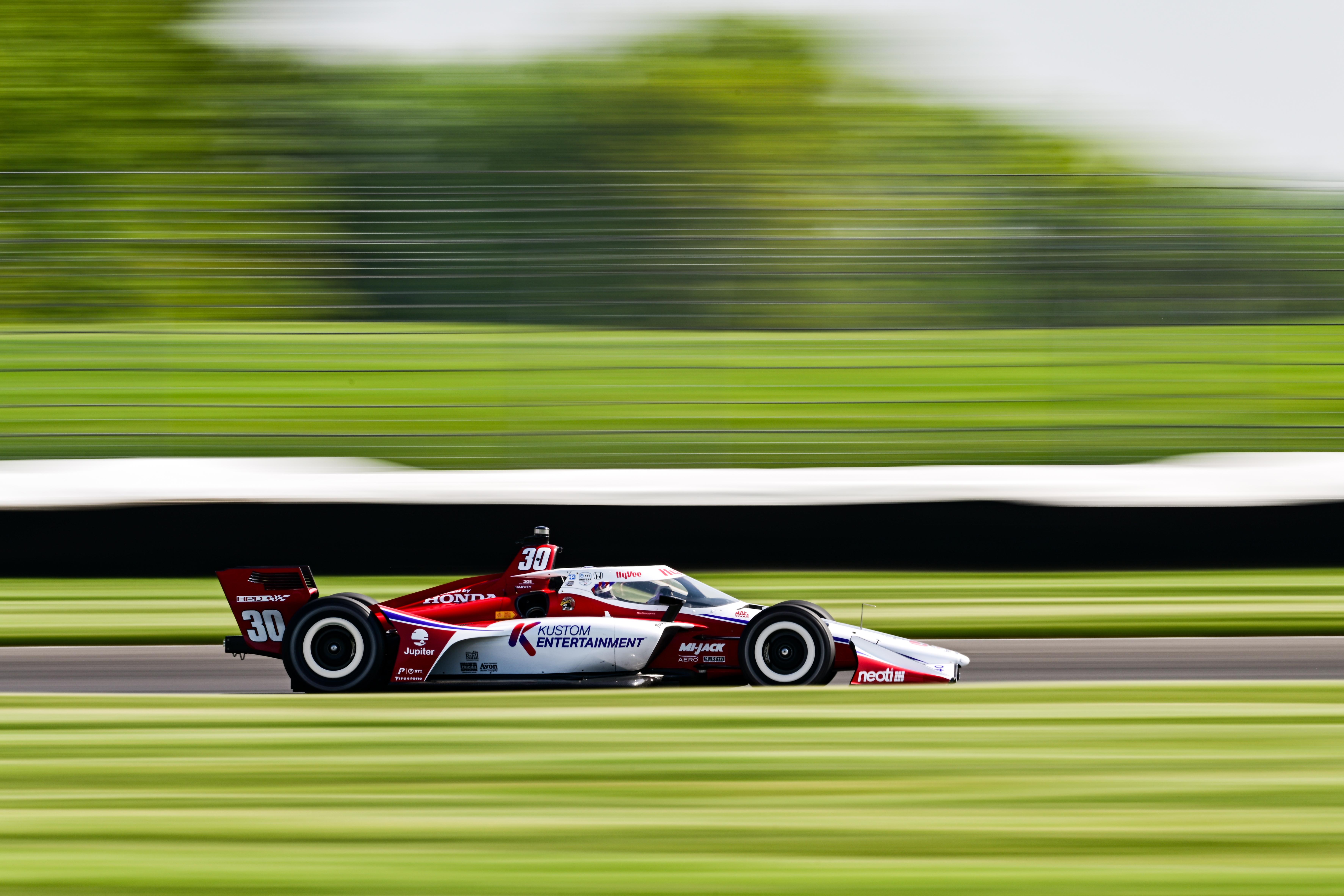 Friday's motorsports: Grosjean tops first IndyCar practice at Road