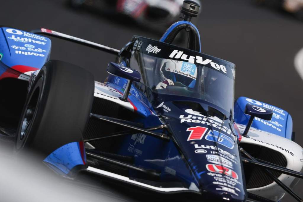 Harvey bumps Graham Rahal from Indy 500 with last-gasp effort