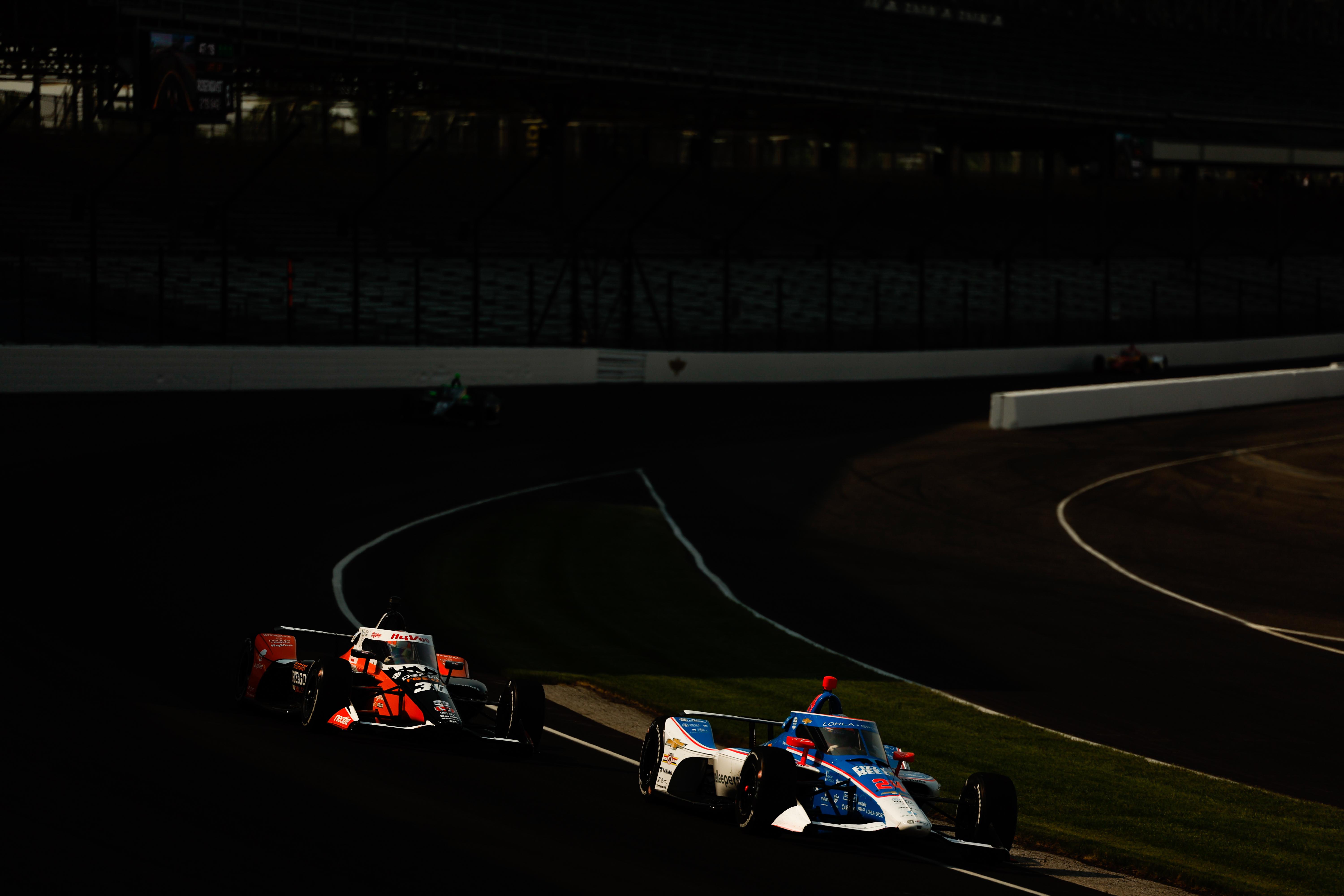 Jack Harvey And Stefan Wilson Indianapolis 500 Practice By Joe Skibinski Large Image Without Watermark M80049