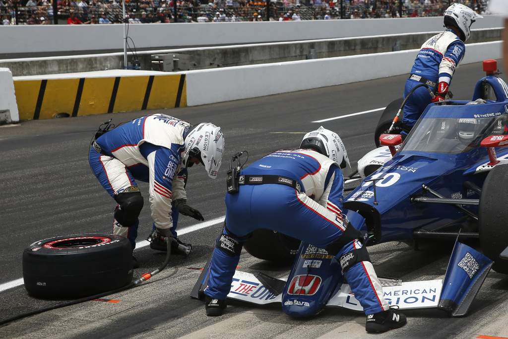 Noseconechangeforalexpalou 107thrunningoftheindianapolis500presentedbygainbridge By Chrisjones Largeimagewithoutwatermark M82948