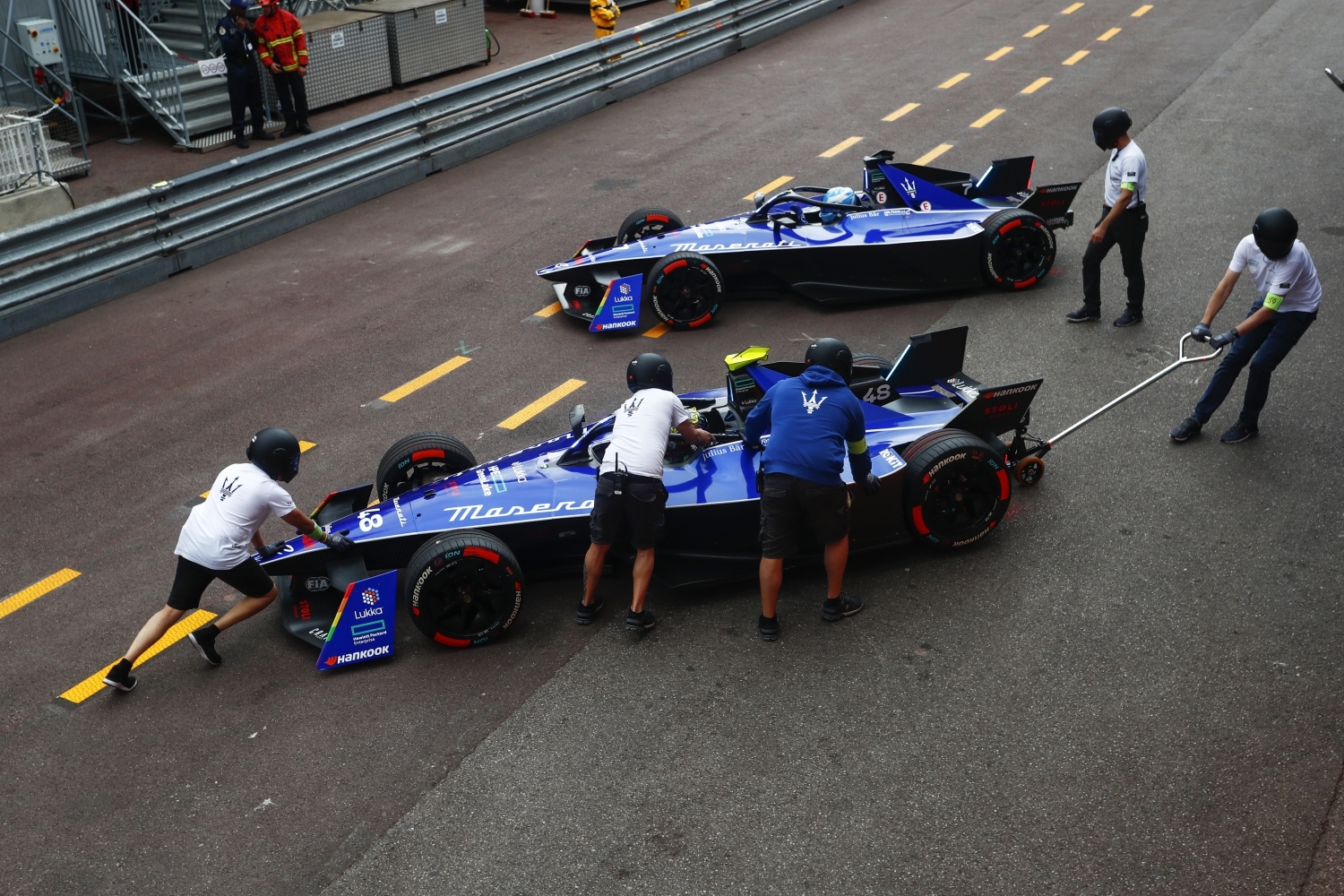 Maximilian Guenther Edoardo Mortara Maserati Monaco E-Prix Formula E