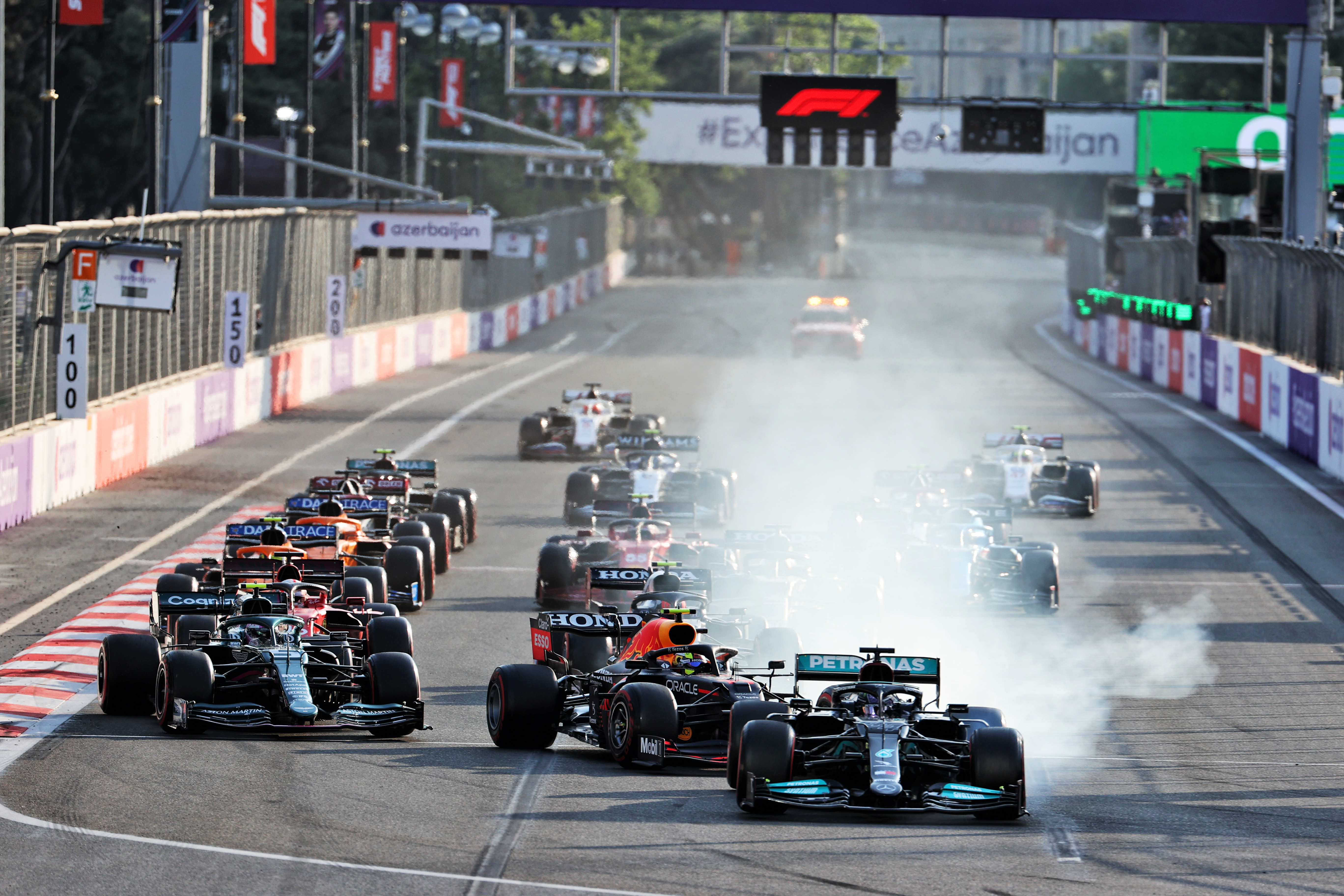 Motor Racing Formula One World Championship Azerbaijan Grand Prix Race Day Baku, Azerbaijan