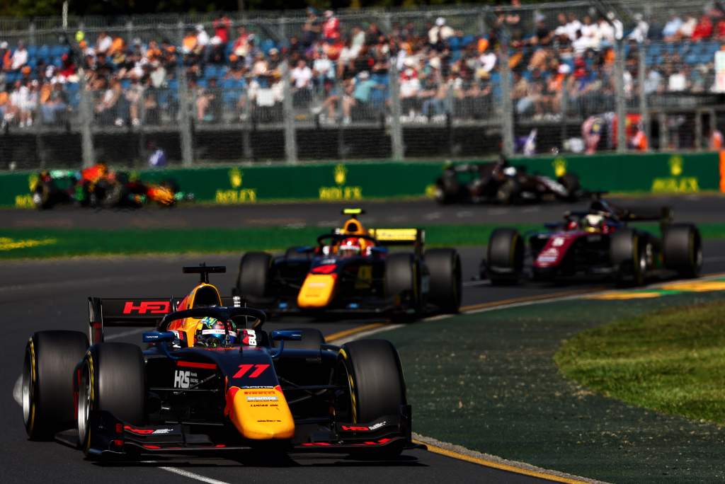 Motor Racing Fia Formula 2 Championship Sunday Melbourne, Australia,