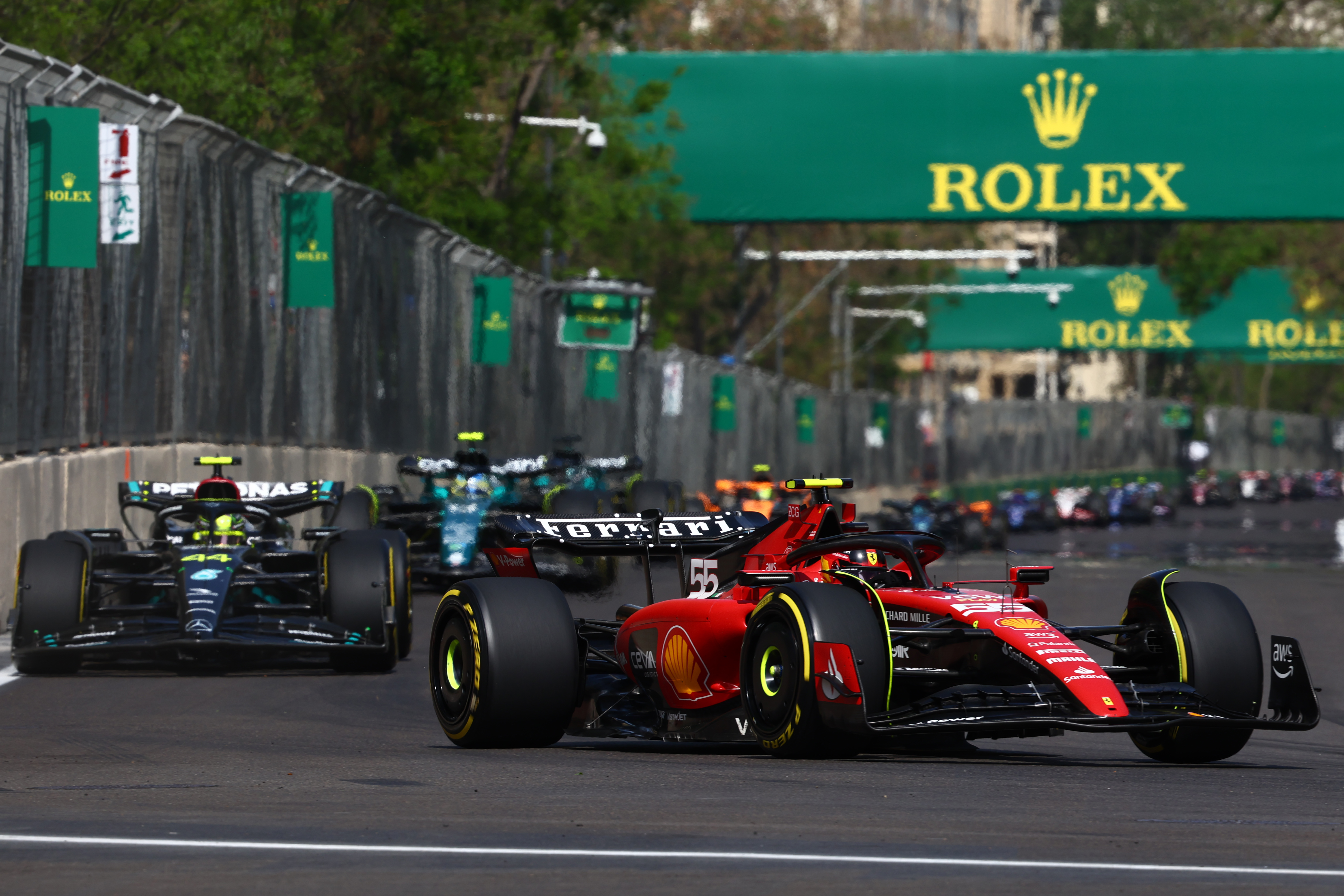 Motor Racing Formula One World Championship Azerbaijan Grand Prix Race Day Baku, Azerbaijan