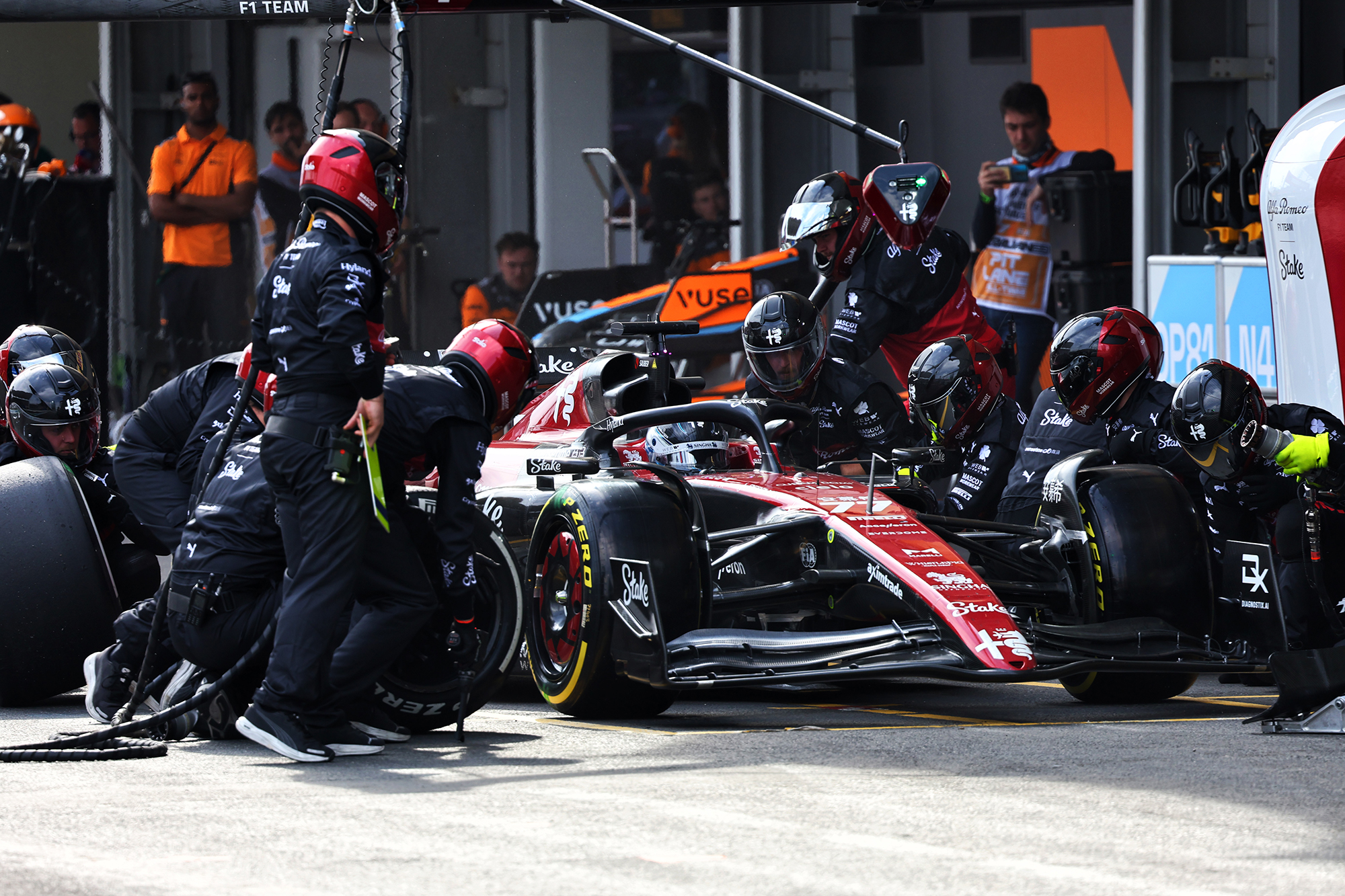 Motor Racing Formula One World Championship Azerbaijan Grand Prix Race Day Baku, Azerbaijan