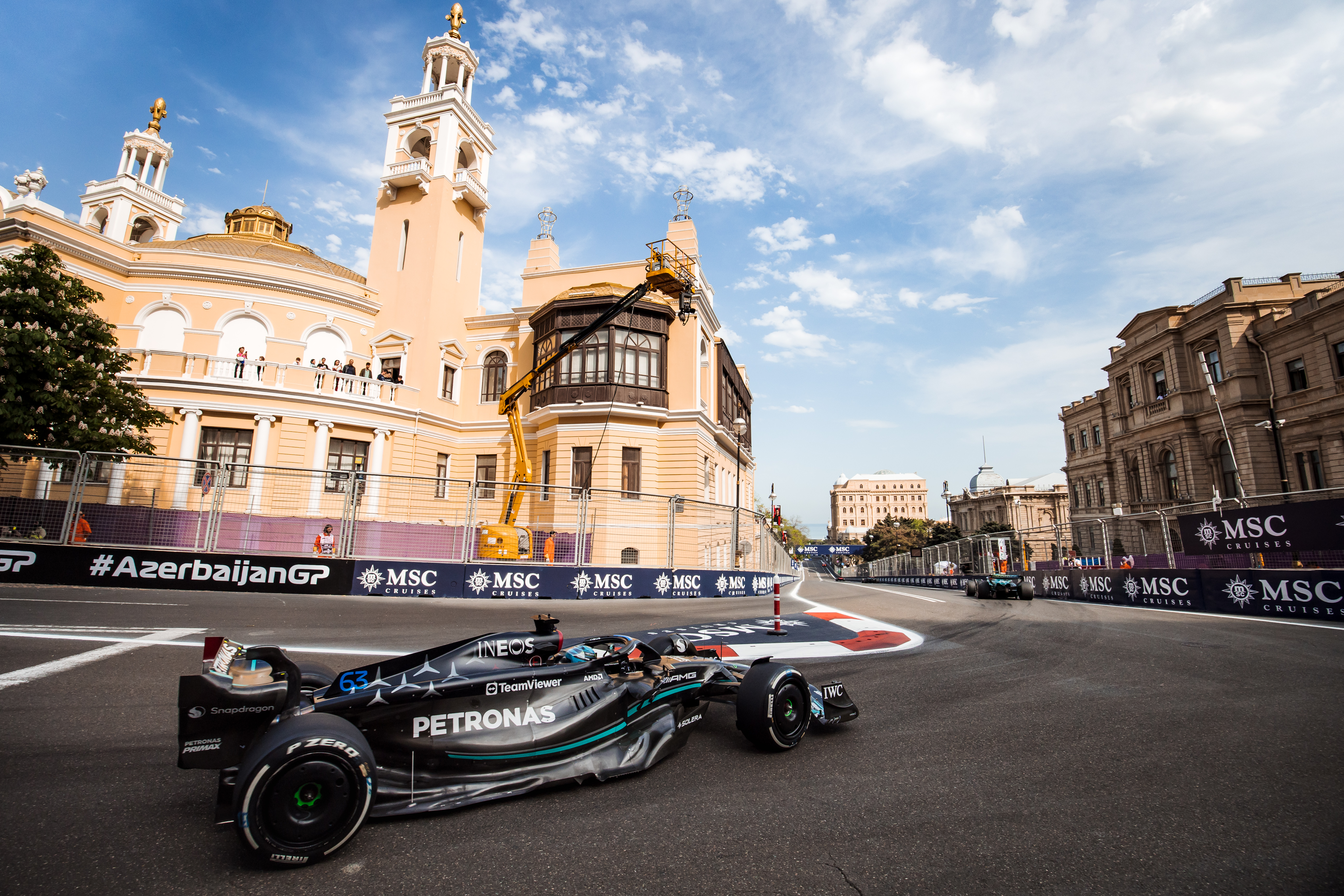 Motor Racing Formula One World Championship Azerbaijan Grand Prix Race Day Baku, Azerbaijan