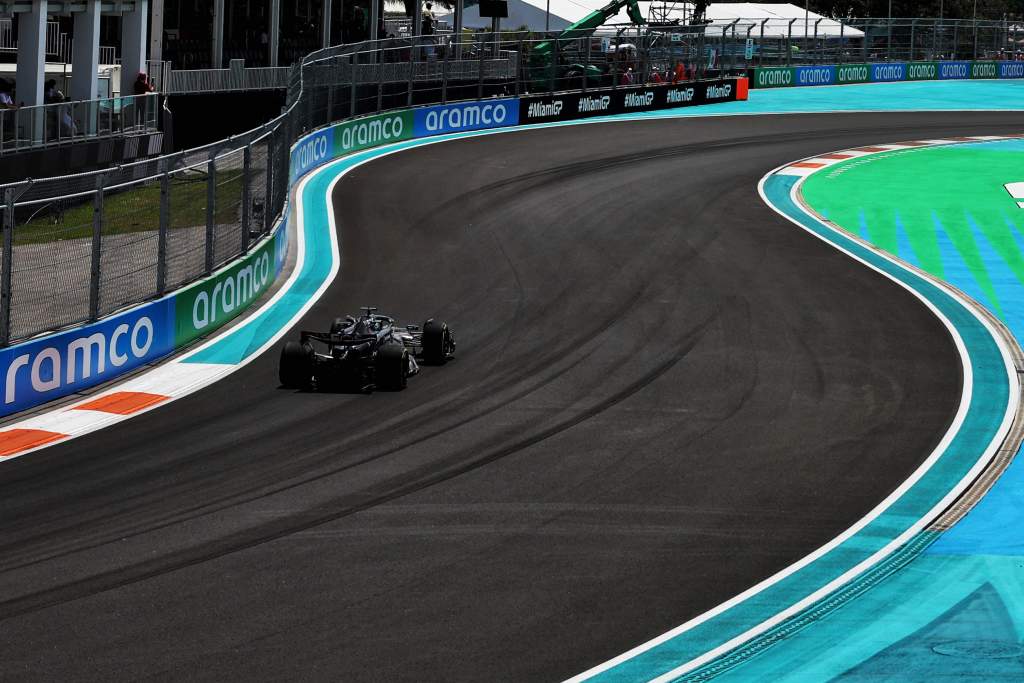 Russell leads Mercedes 1-2 with late Miami GP FP1 improvements