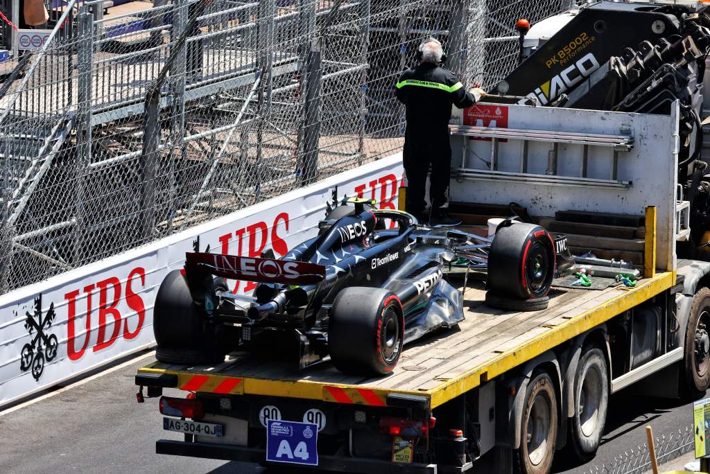 Hamilton crashes, Red Bull 1-2 in final Monaco practice