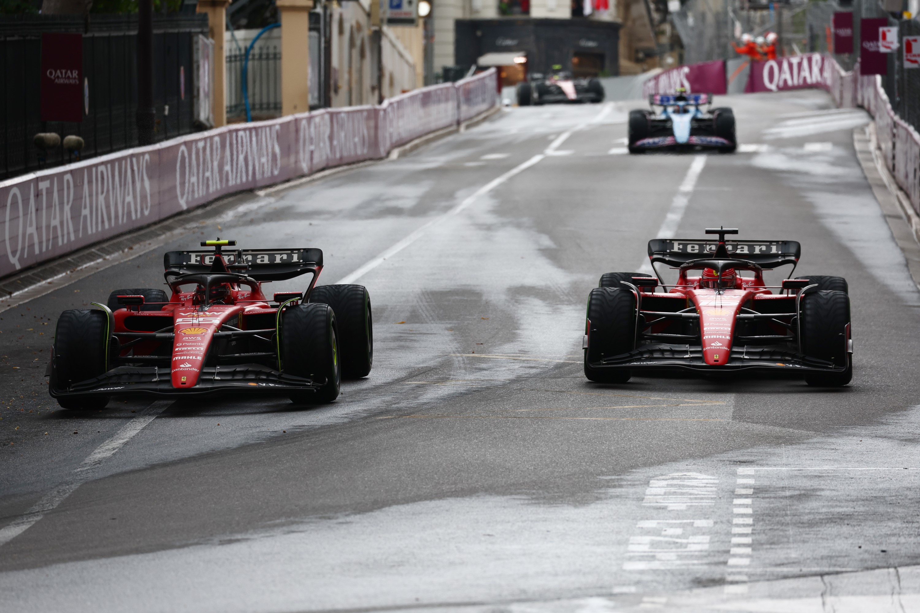 Carlos Sainz Charles Leclerc Ferrari F1 Monaco GP