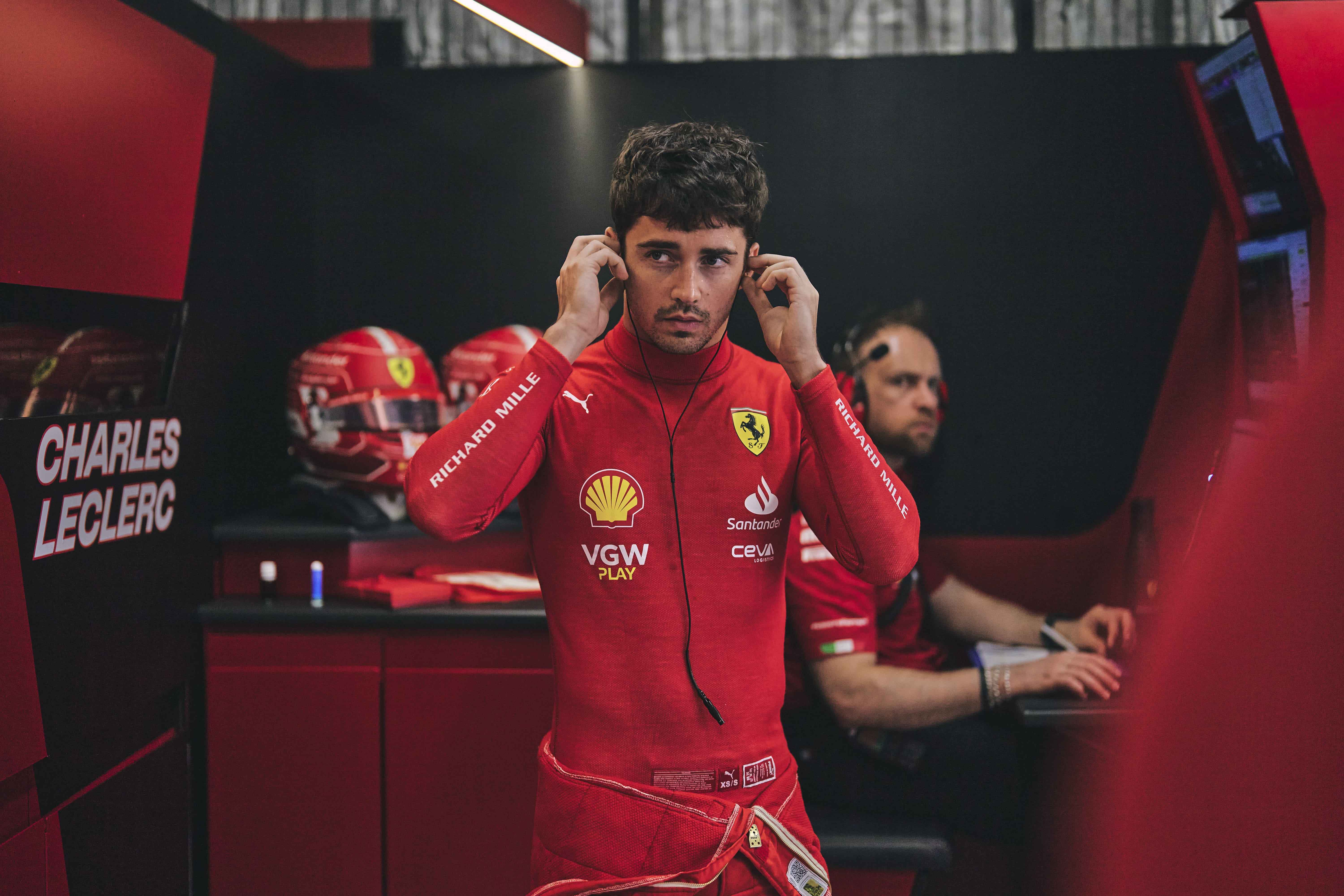 Charles Leclerc Ferrari F1 Spanish GP