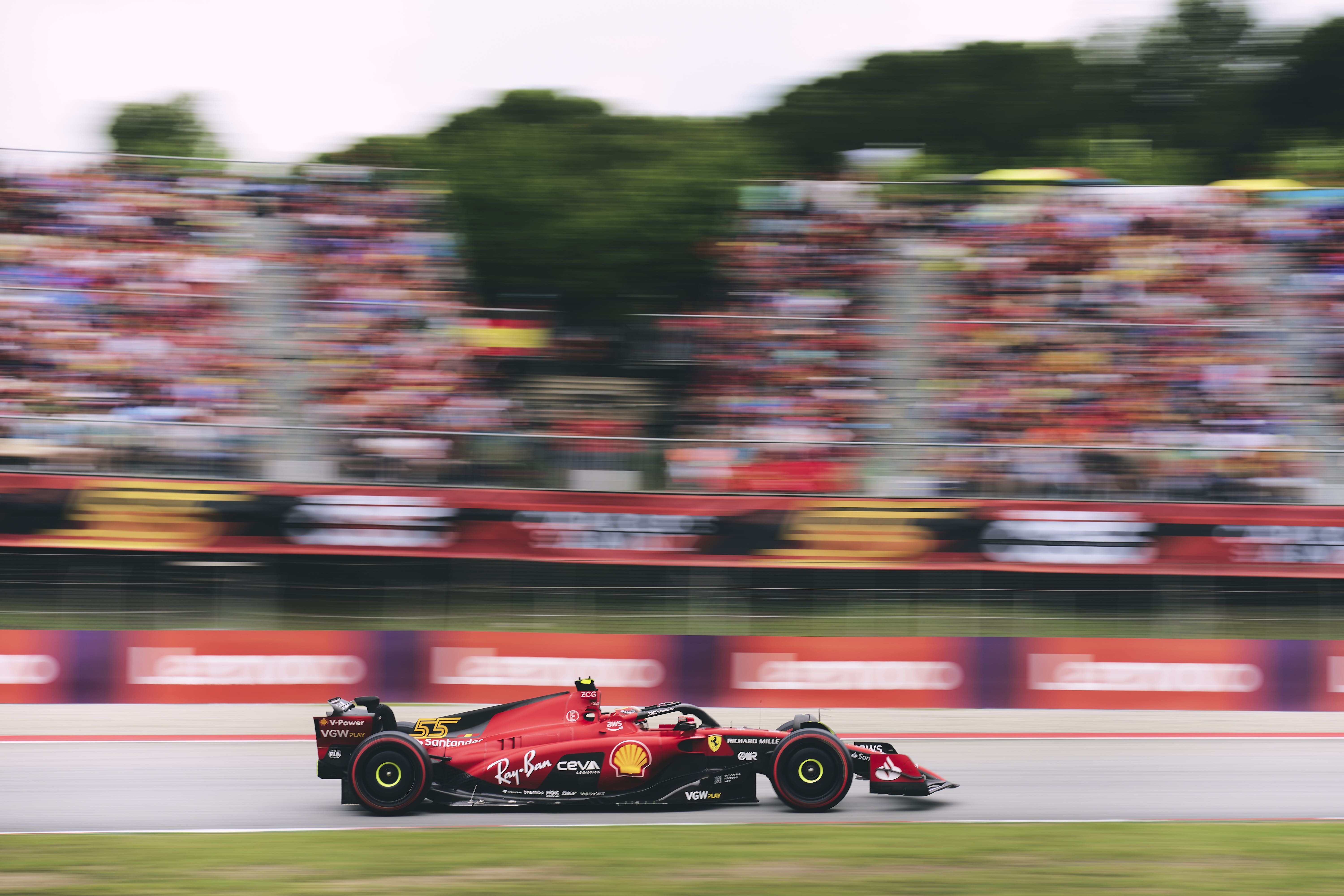 Carlos Sainz Ferrari F1 Spanish GP