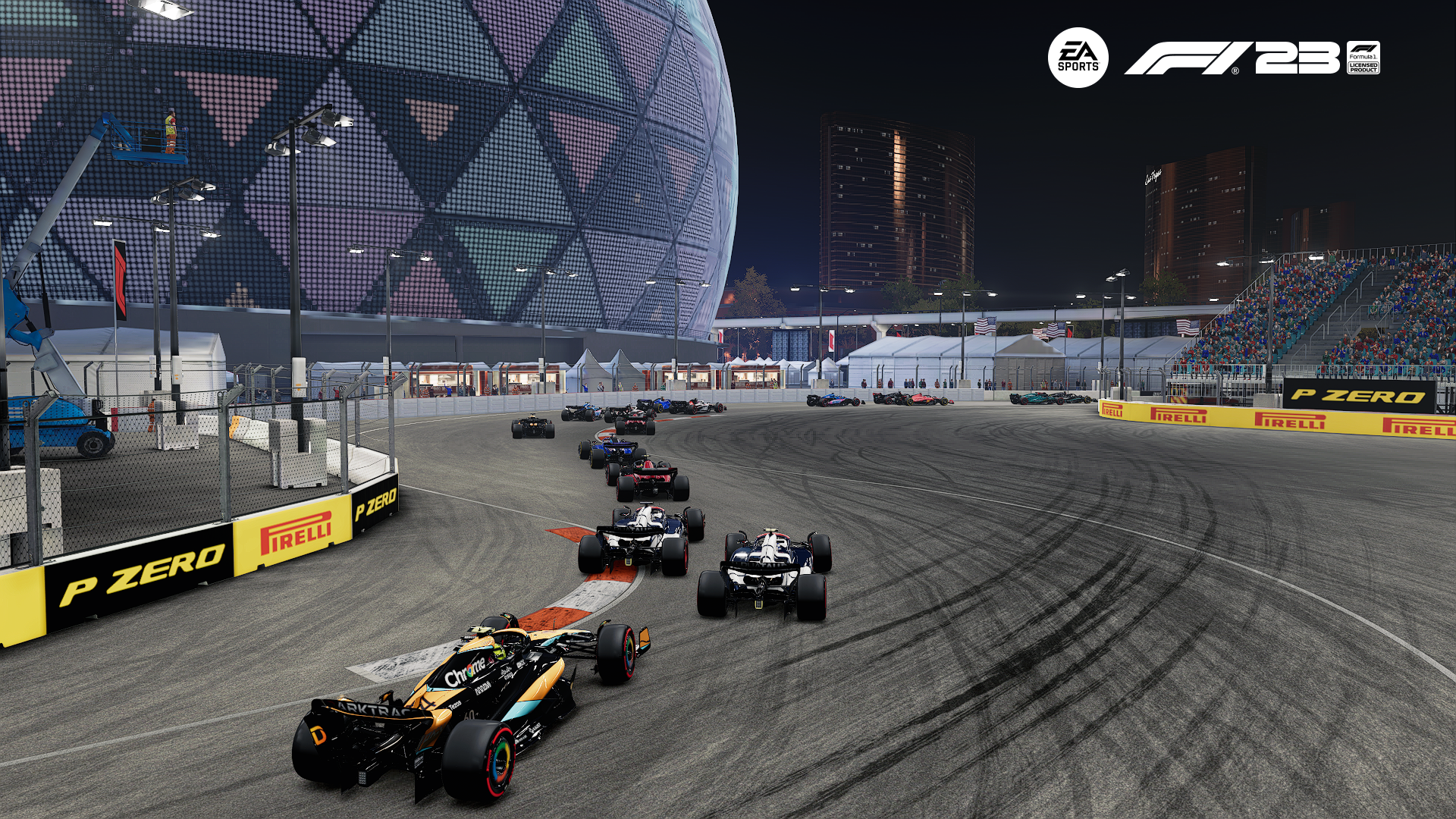 F1 23 game includes Las Vegas, revised handling and red flags