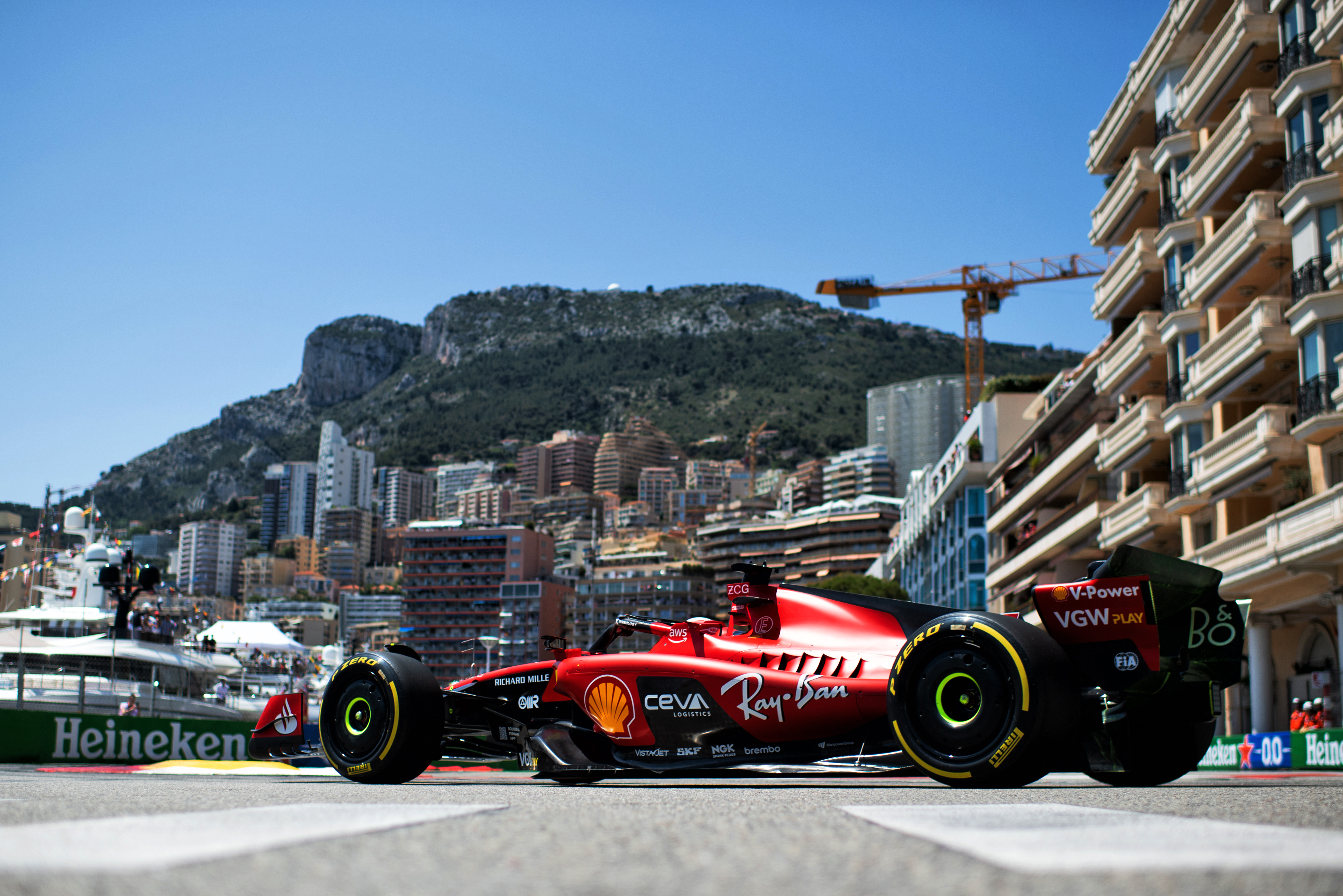 Motor Racing Formula One World Championship Monaco Grand Prix Practice Day Monte Carlo, Monaco