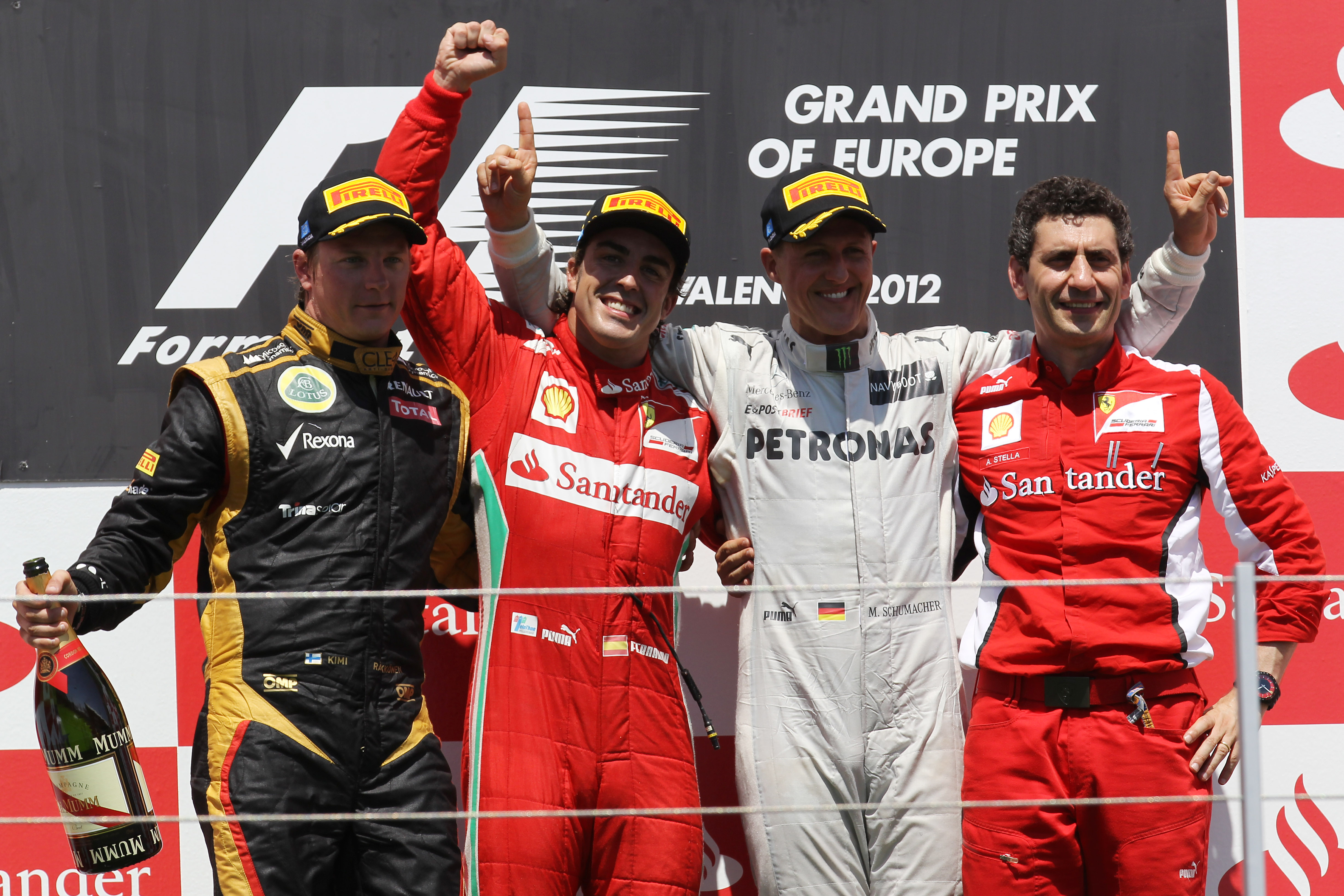 What is the classical music played on the Formula One podium