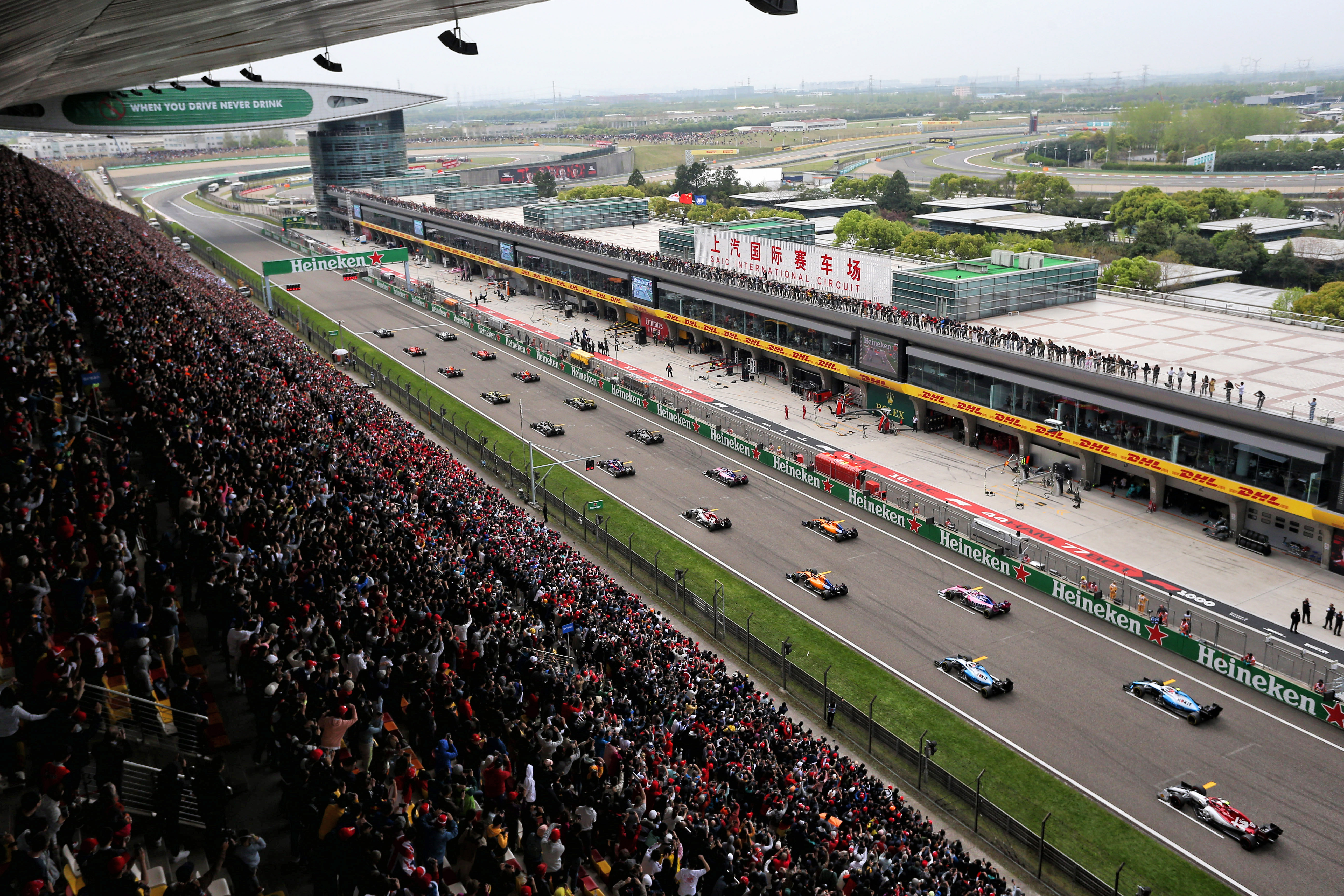 Motor Racing Formula One World Championship Chinese Grand Prix Race Day Shanghai, China