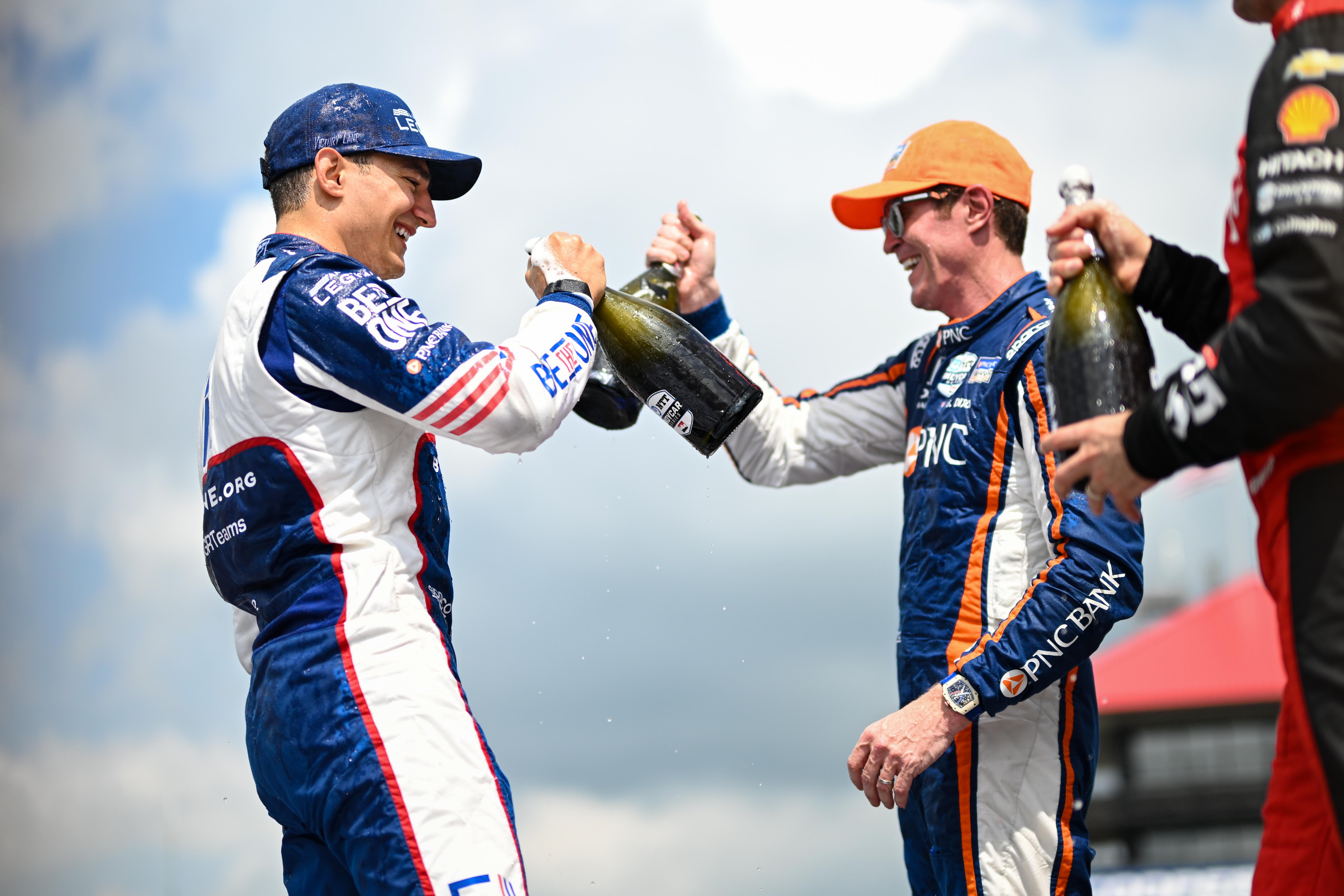 Alex Palou And Scott Dixon Honda Indy 200 At Mid Ohio By James Black Large Image Without Watermark M86321