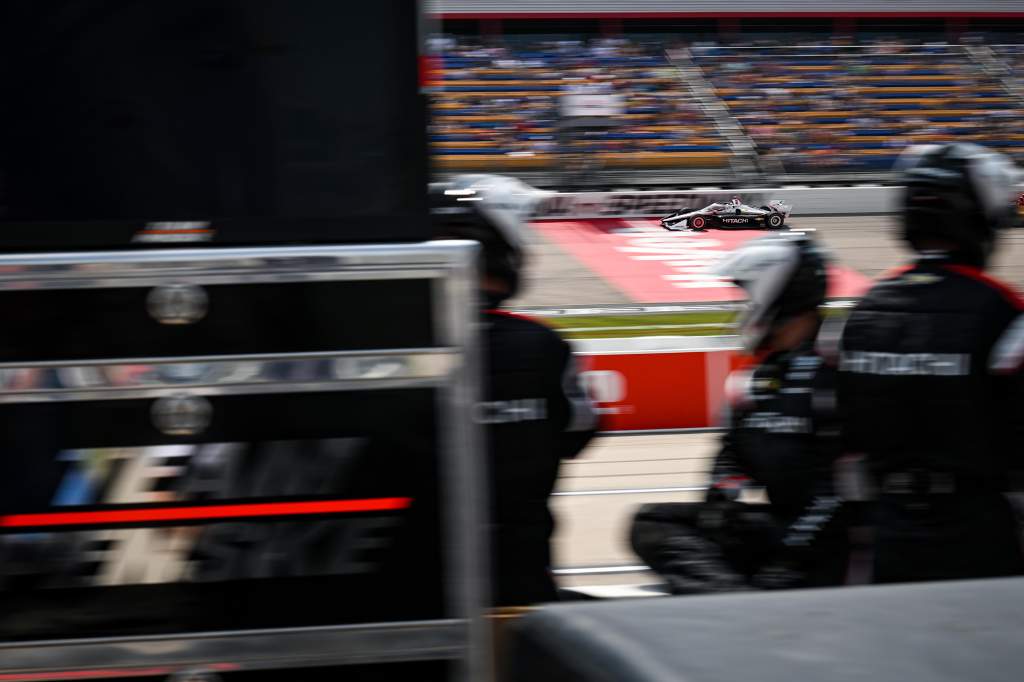 Newgarden wins at Iowa yet again as Penske dominates