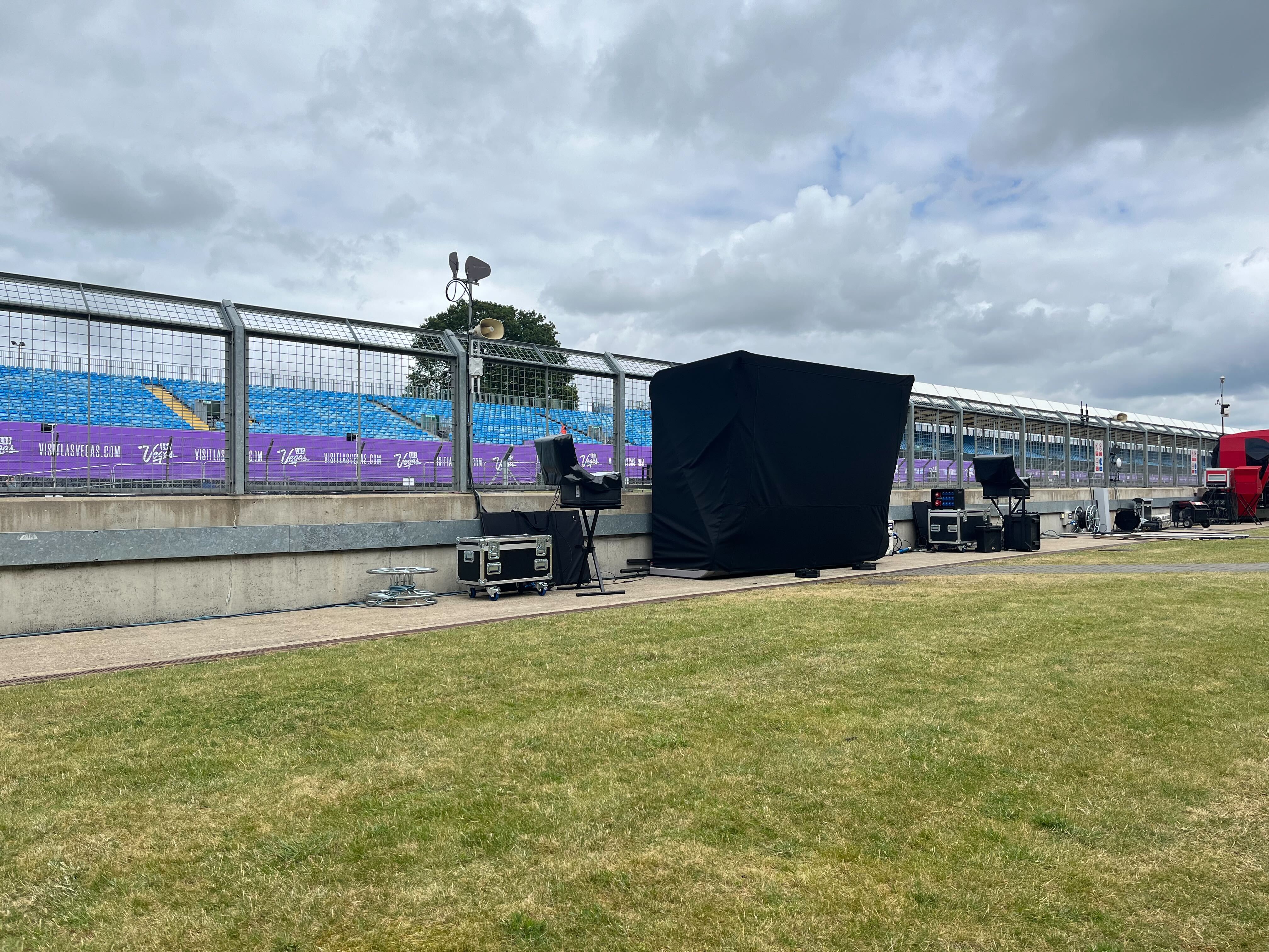 F1 Apple Studios movie pitwall