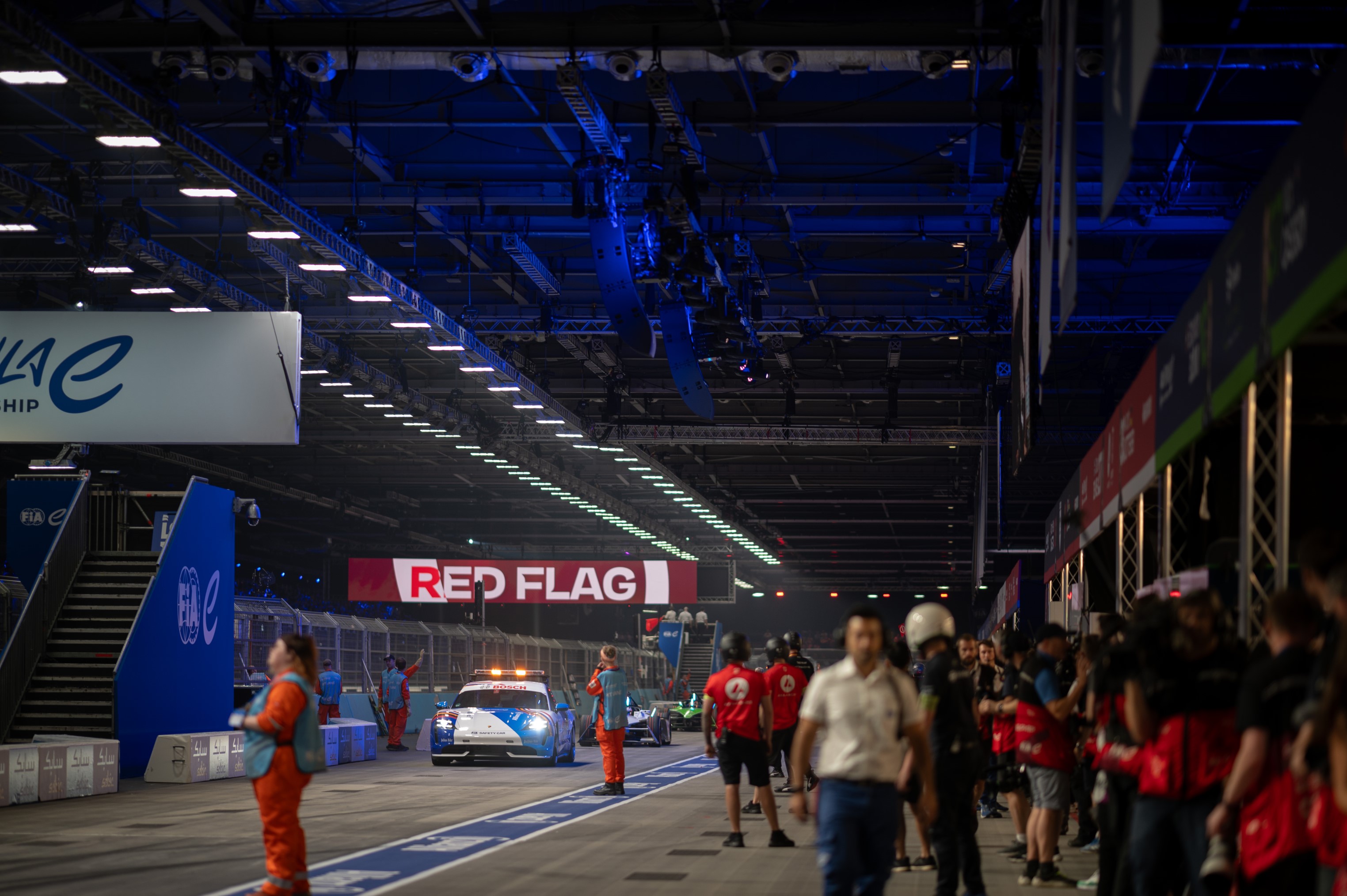 Formula E red flag London