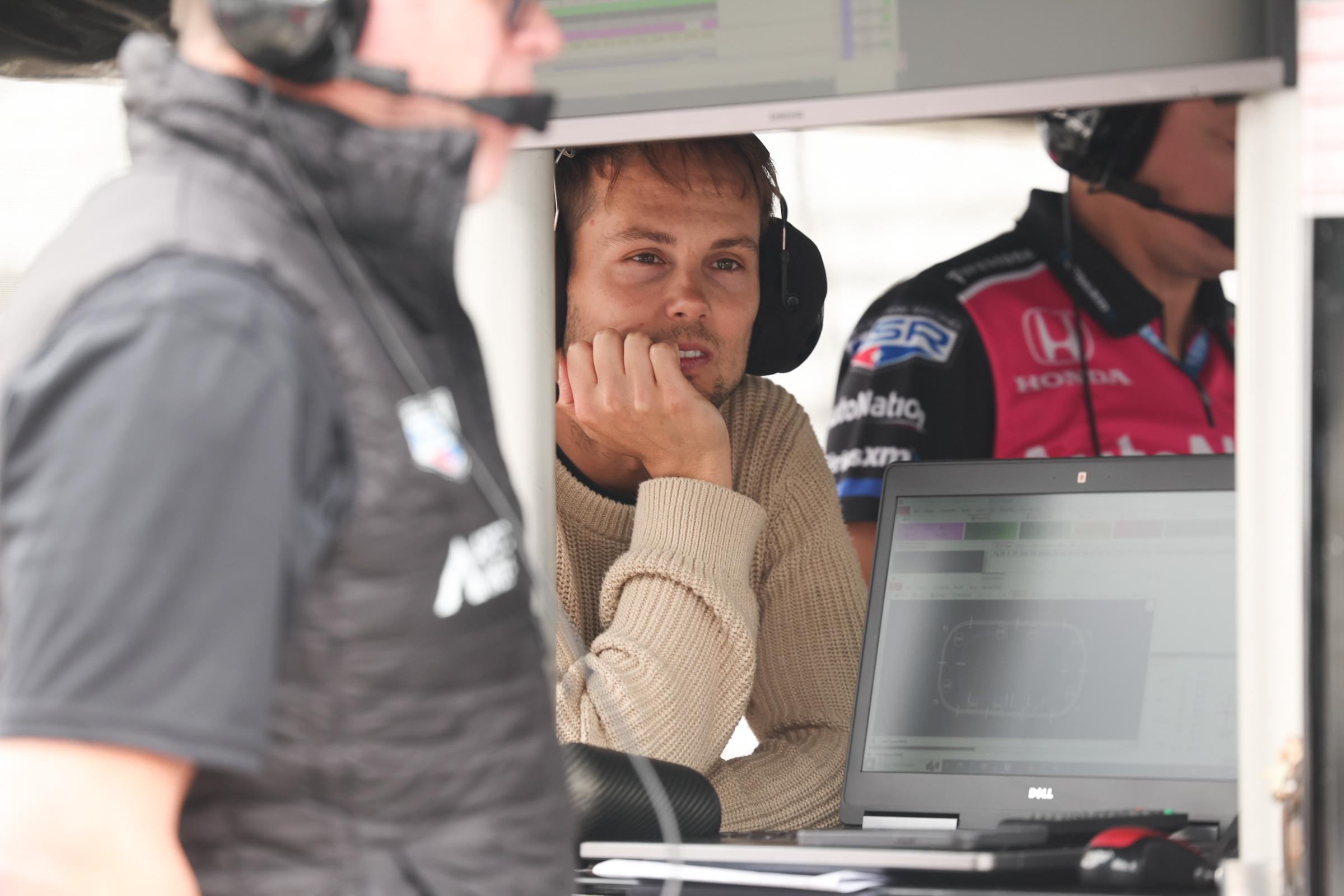 Tom Blomqvist Indianapolis 500 Practice By Chris Owens Large Image Without Watermark M79788