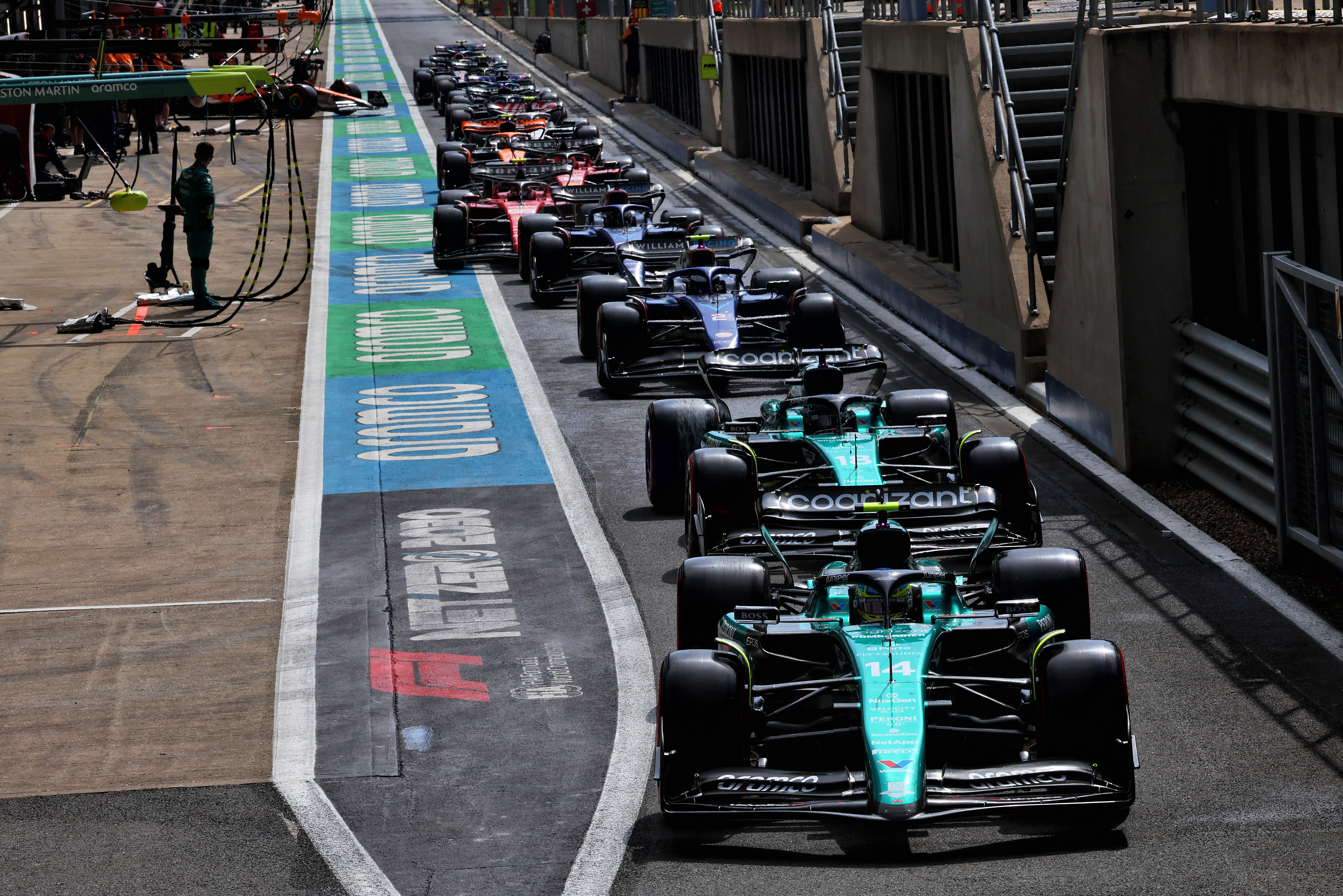 Motor Racing Formula One World Championship British Grand Prix Qualifying Day Silverstone, England