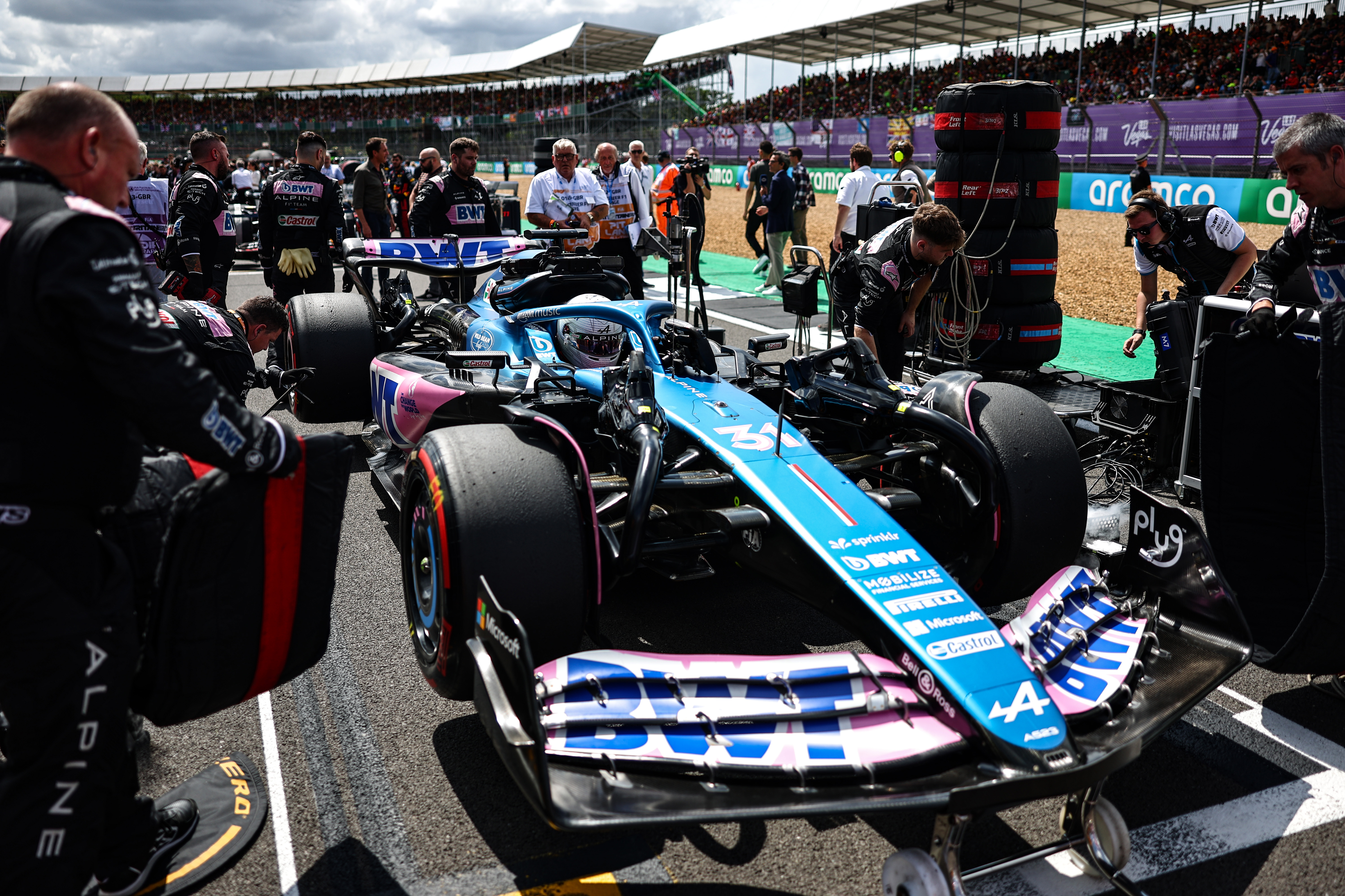 Motor Racing Formula One World Championship British Grand Prix Race Day Silverstone, England