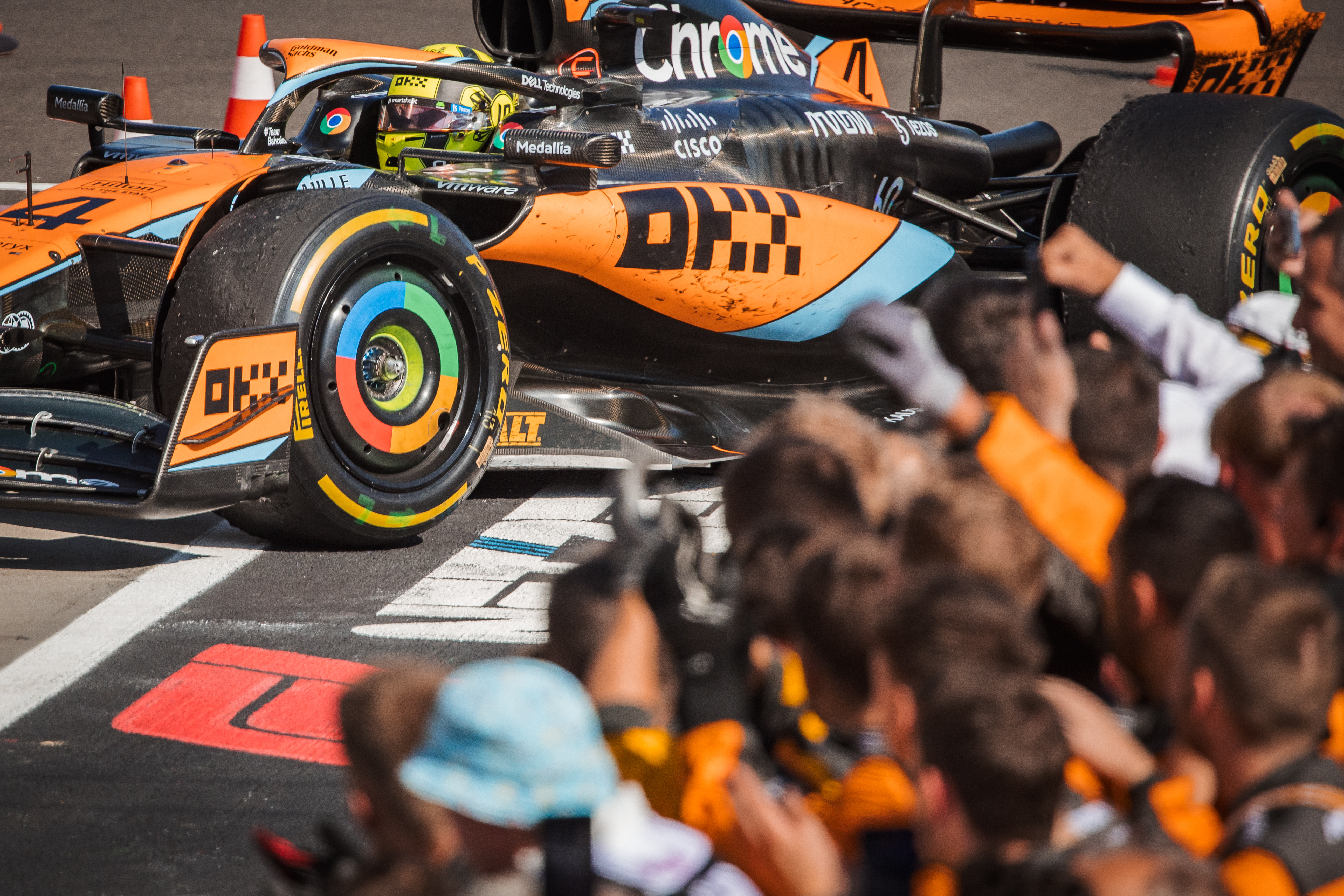 Lando Norris McLaren F1 Hungarian GP