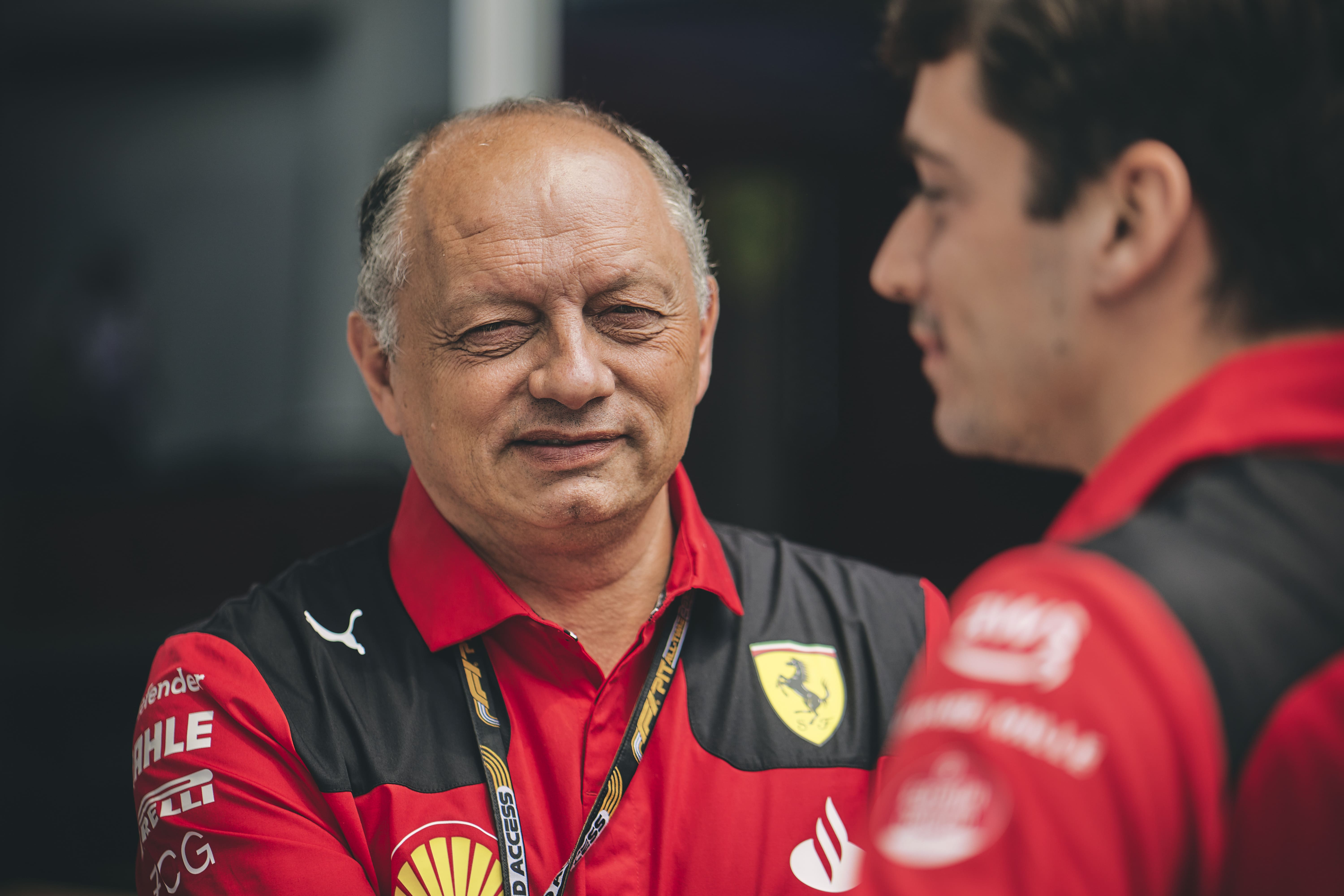 Frederic Vasseur Charles Leclerc Ferrari F1