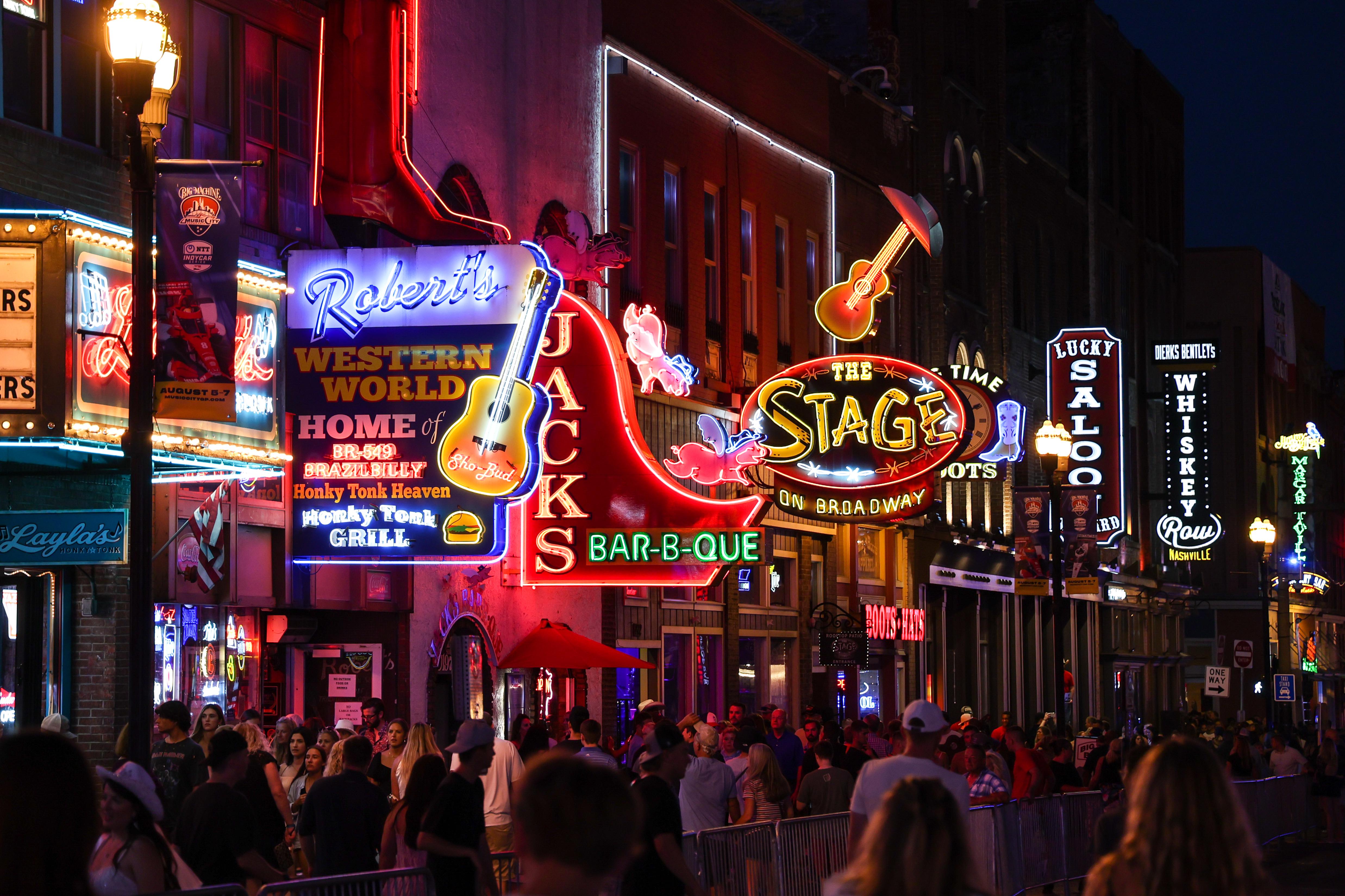 Downtown Nashville Big Machine Music City Grand Prix By Chris Owens Large Image Without Watermark M67960