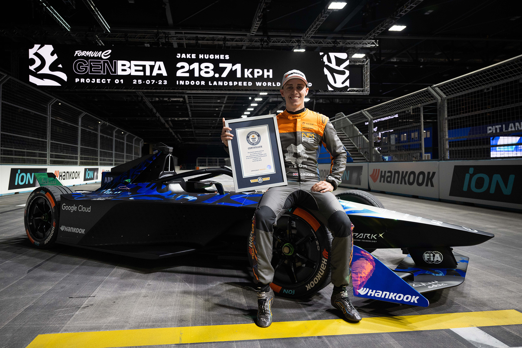 Genbeta X Formula E World Indoor Land Speed Record Atttempt