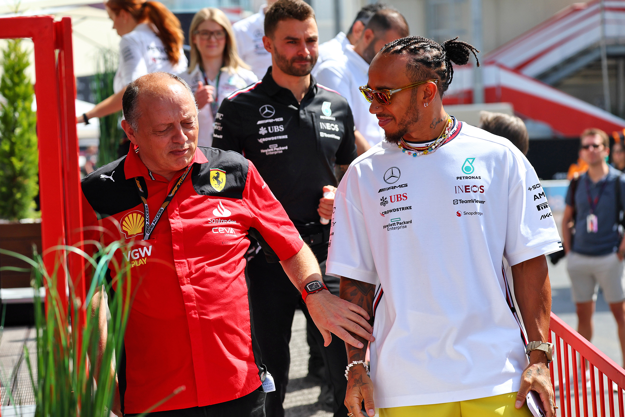 Motor Racing Formula One World Championship Azerbaijan Grand Prix Sprint Day Baku, Azerbaijan