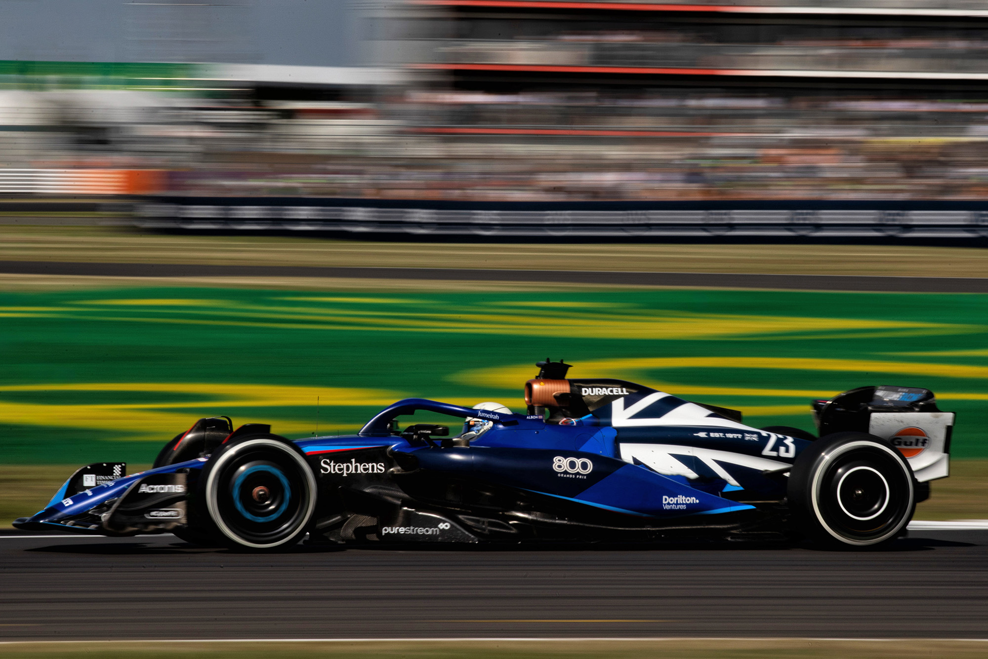 Motor Racing Formula One World Championship British Grand Prix Practice Day Silverstone, England