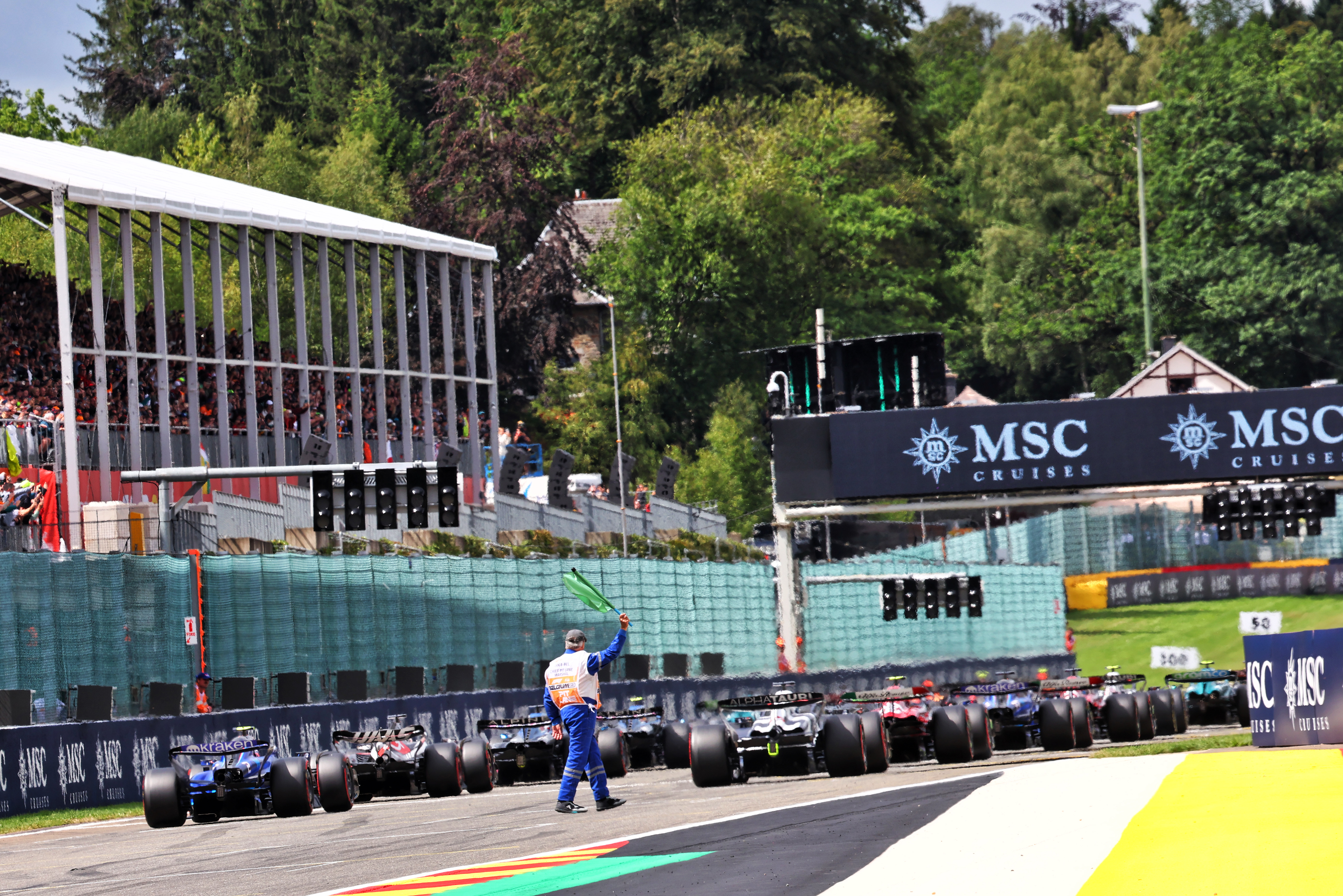 Motor Racing Formula One World Championship Belgian Grand Prix Race Day Spa Francorchamps, Belgium