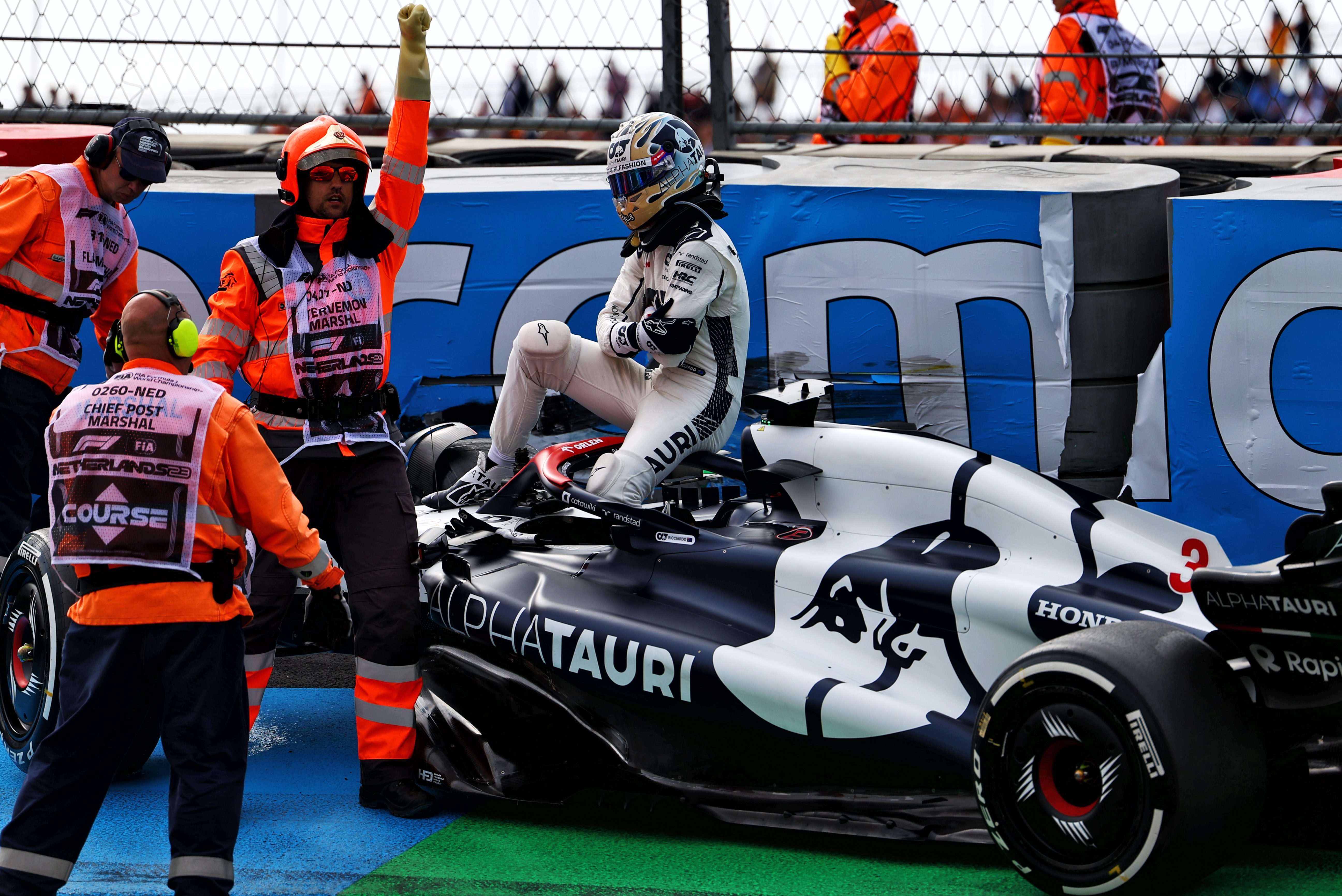 Motor Racing Formula One World Championship Dutch Grand Prix Practice Day Zandvoort, Netherlands