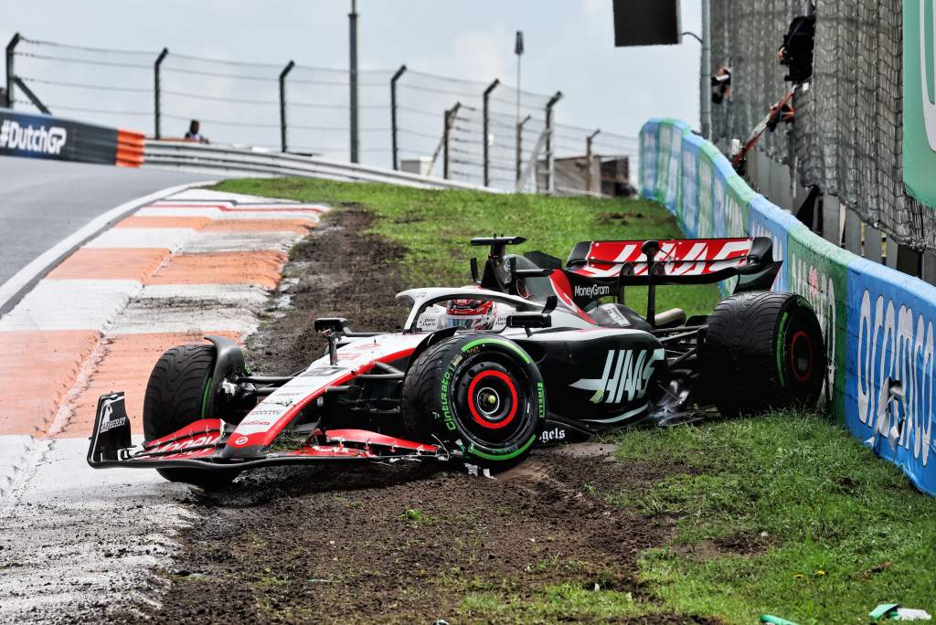 Three red-flag incidents in wet final Dutch GP practice