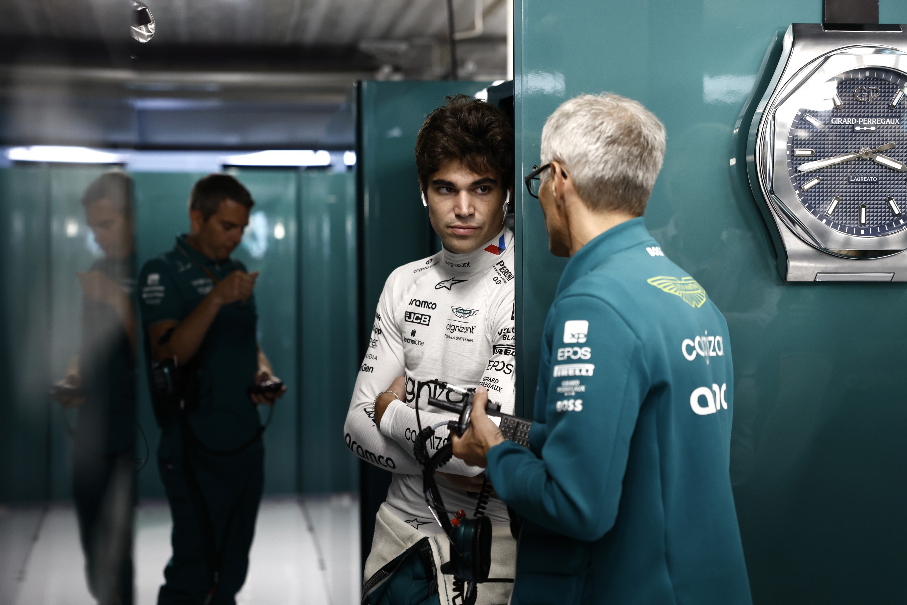 Lance Stroll Mike Krack Aston Martin F1