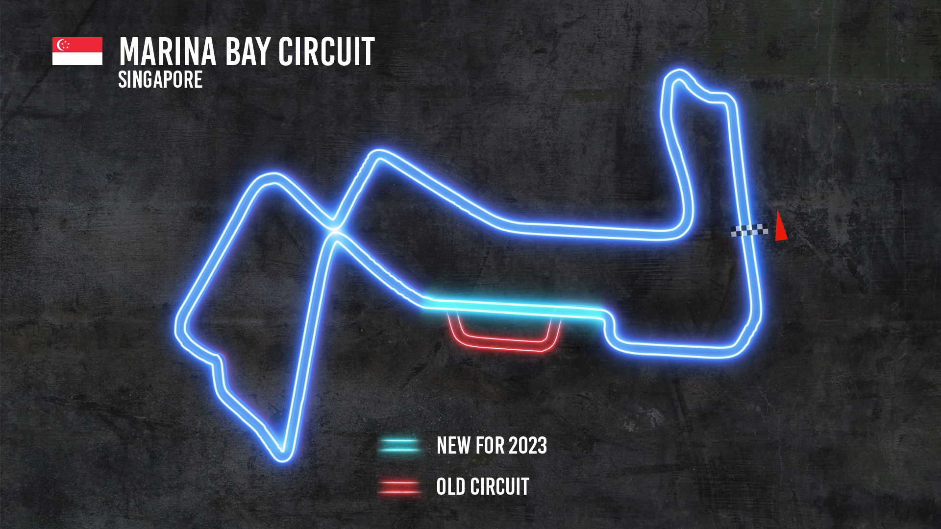 Singapore GP F1 layout