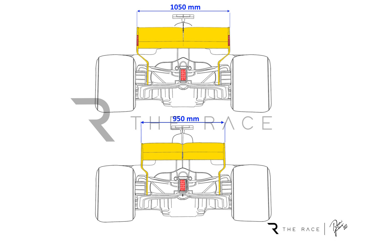 Tr Rear Wing Comparison 2018 2019